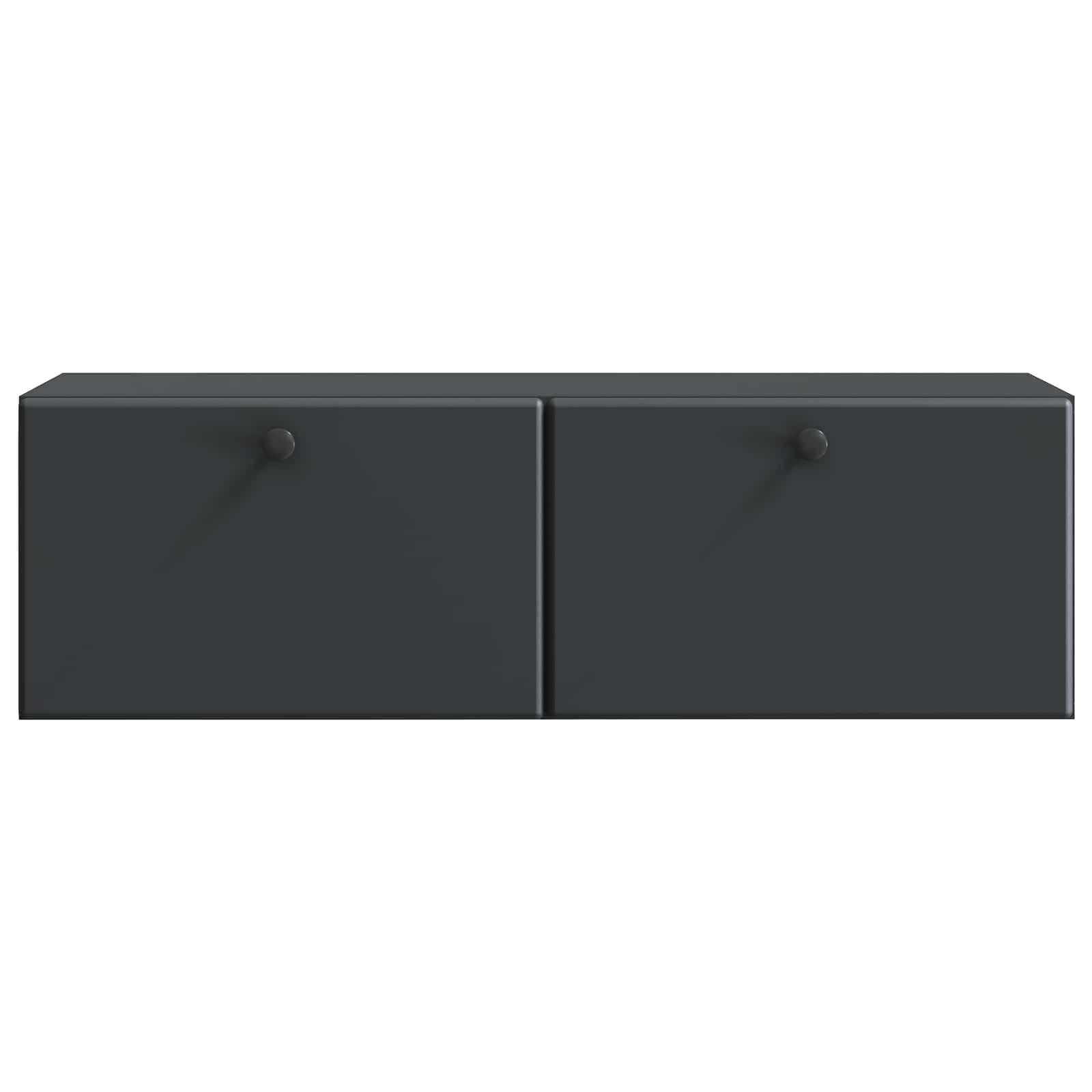 Meuble TV mural Noir 98 x 31 x 30 cm Bois d'ingénierie - XIOS