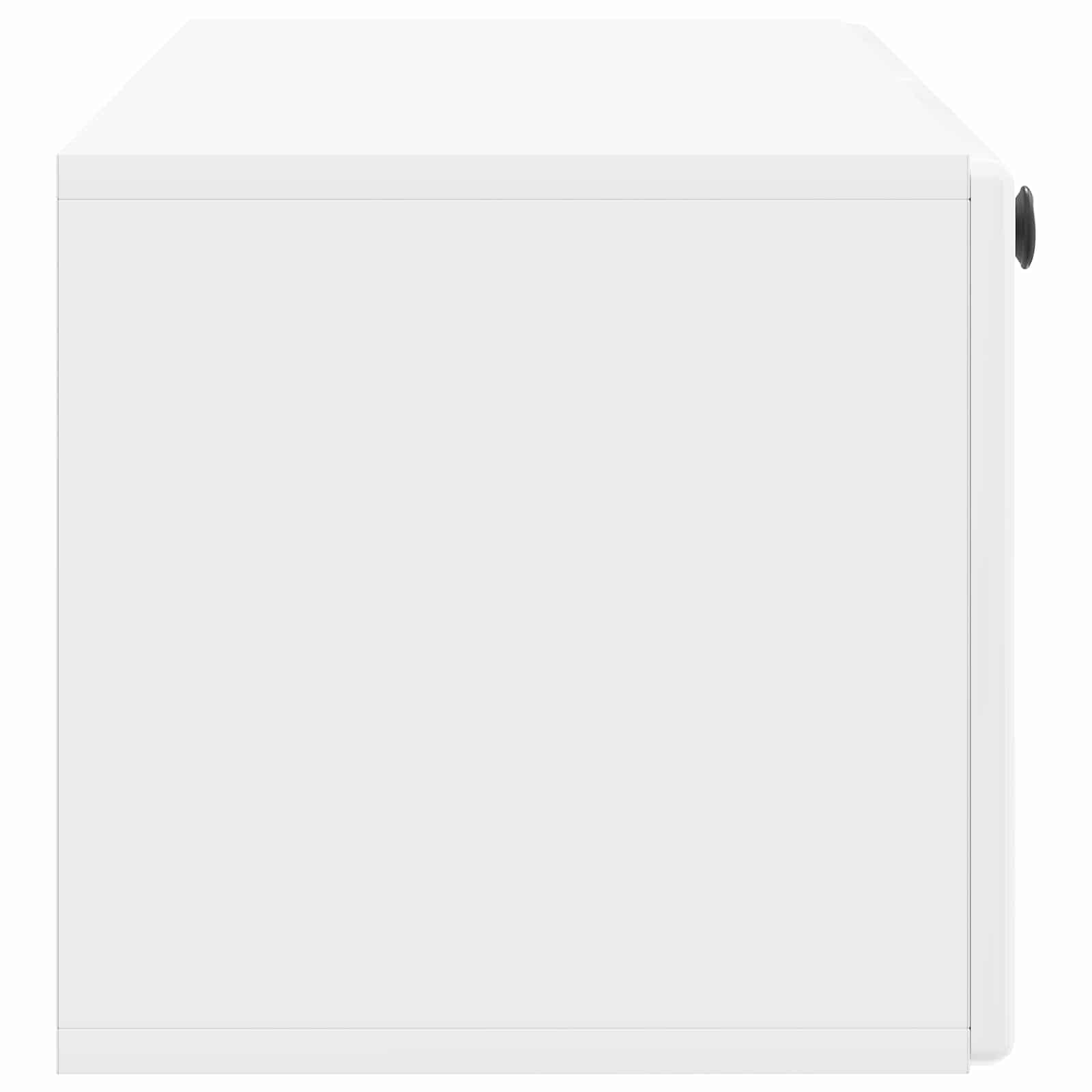 Meuble TV mural Montage mural Blanc brillant 98 x 31 x 30 cm - XIOS