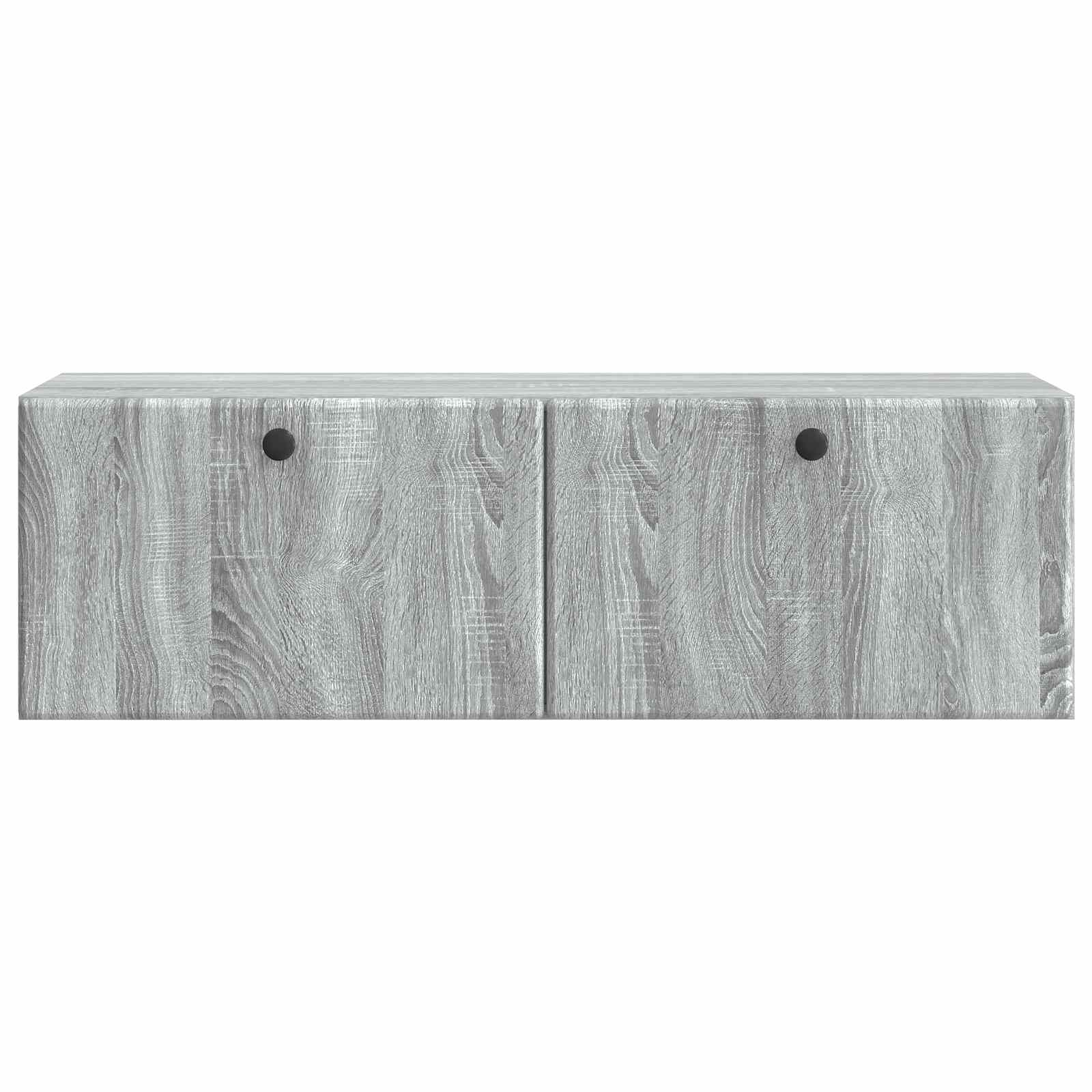 Meuble TV mural 98 x 31 x 30 cm Sonoma gris Bois d'ingénierie - XIOS