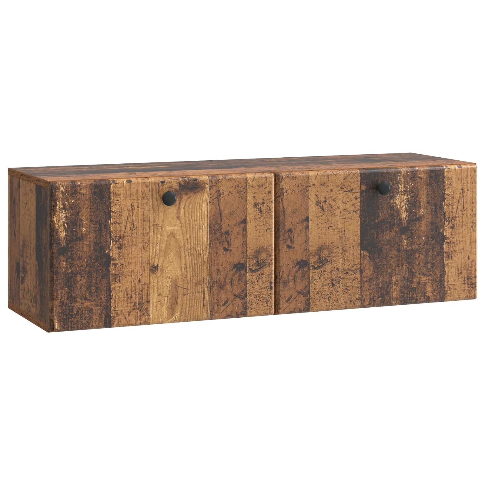 Meuble TV mural 98 x 31 x 30 cm Bois ancien Bois d'ingénierie - XIOS