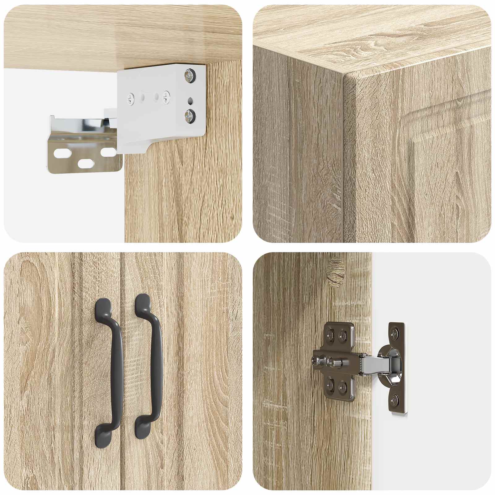 Armoire Murale Chêne Sonoma 66 x 34,5 x 90 cm Bois d'ingénierie - XIOS