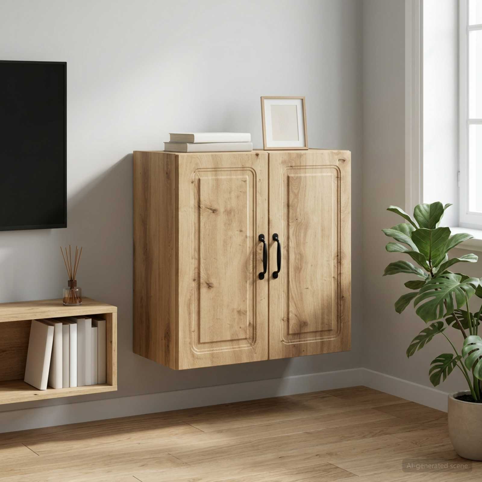 Armoire Murale 59 x 31 x 60 cm Bois d'ingénierie - XIOS