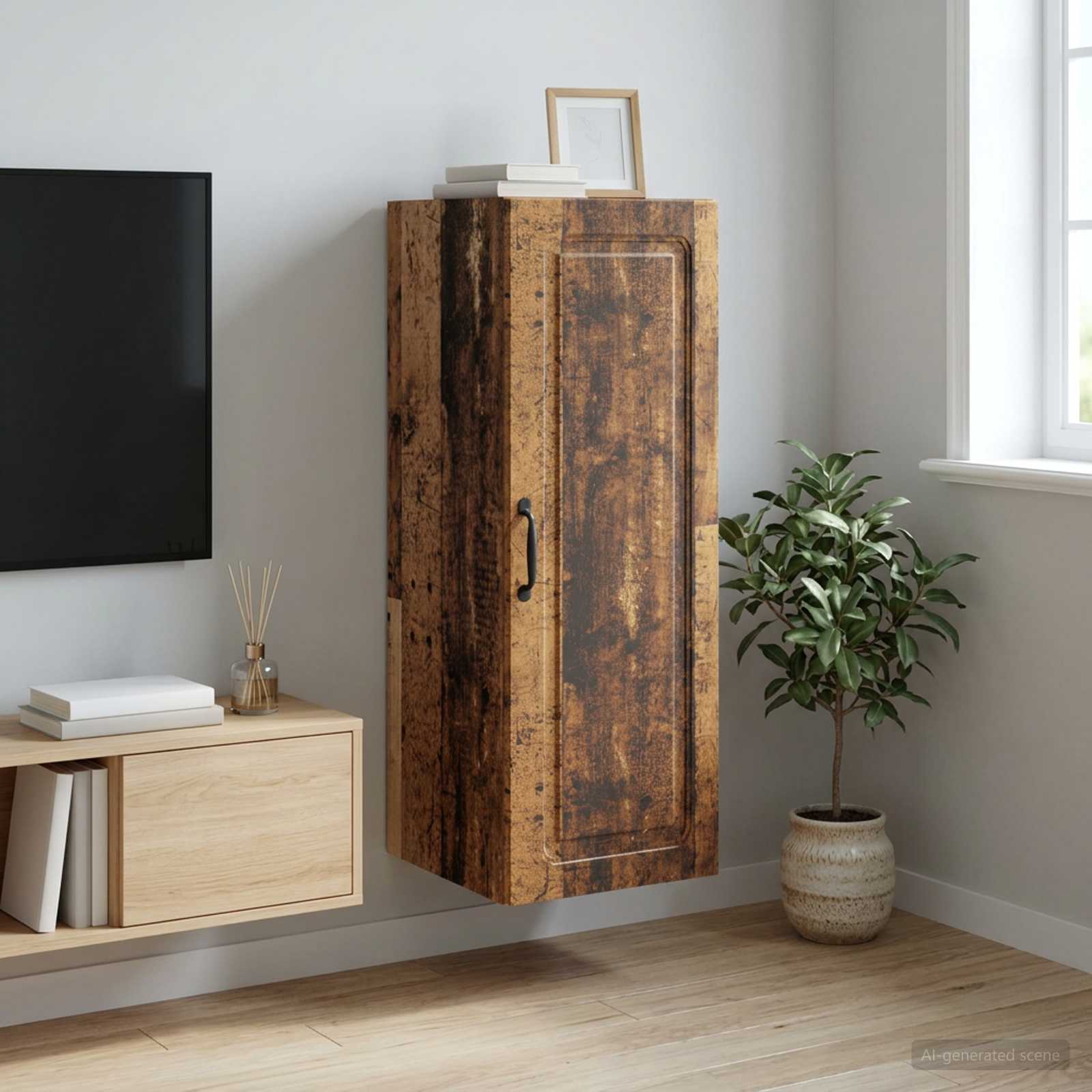 Armoire Murale Bois ancien 33 x 34,5 x 90 cm Bois d'ingénierie - XIOS