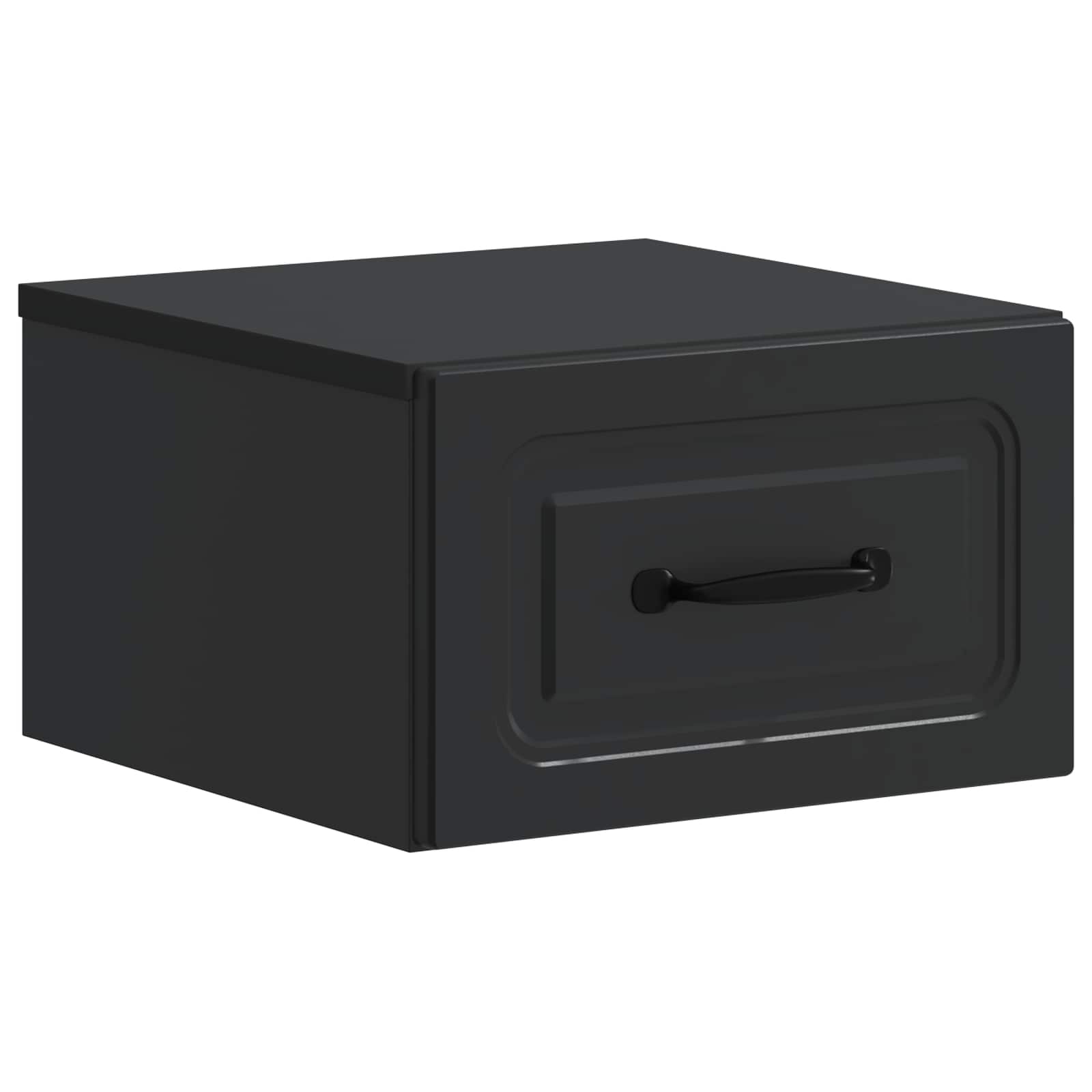 Cabinet de chevet mural 2 pcs Noir 34,5 x 33 x 20 cm - XIOS