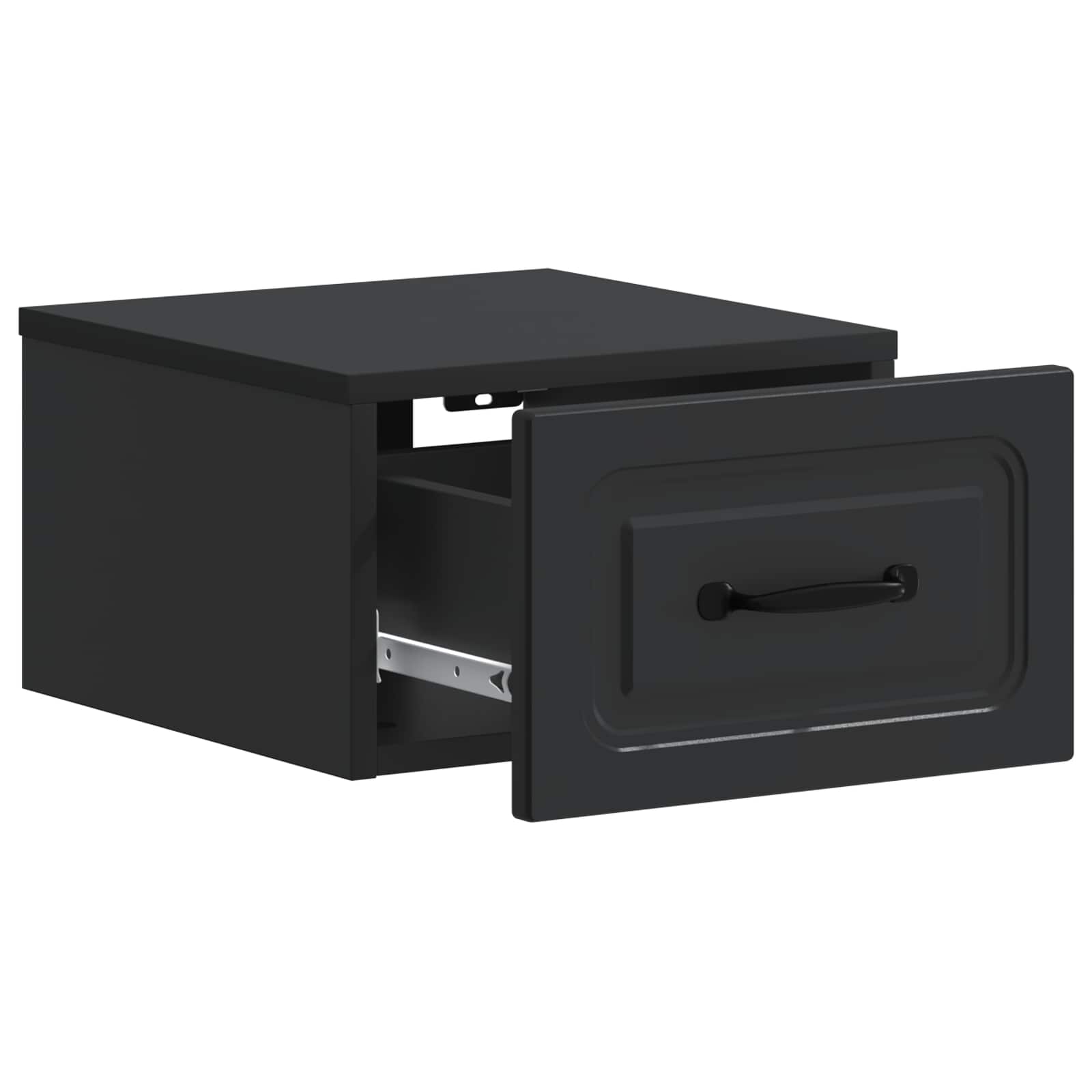 Cabinet de chevet mural 2 pcs Noir 34,5 x 33 x 20 cm - XIOS