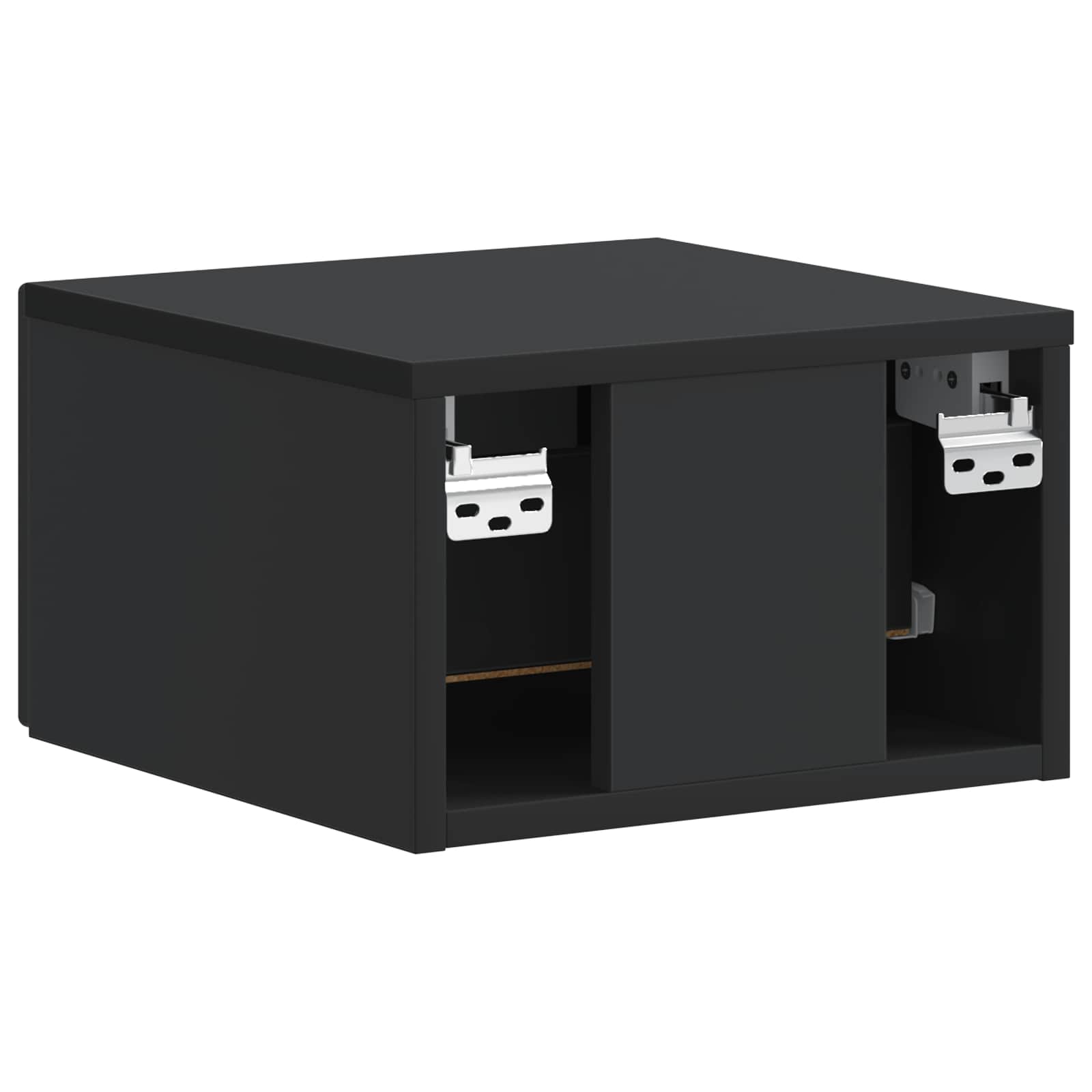 Cabinet de chevet mural 2 pcs Noir 34,5 x 33 x 20 cm - XIOS