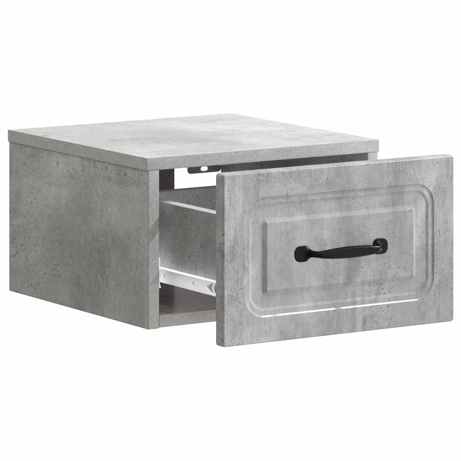 Cabinet de chevet mural 2 pcs Gris béton 34,5 x 33 x 20 cm - XIOS
