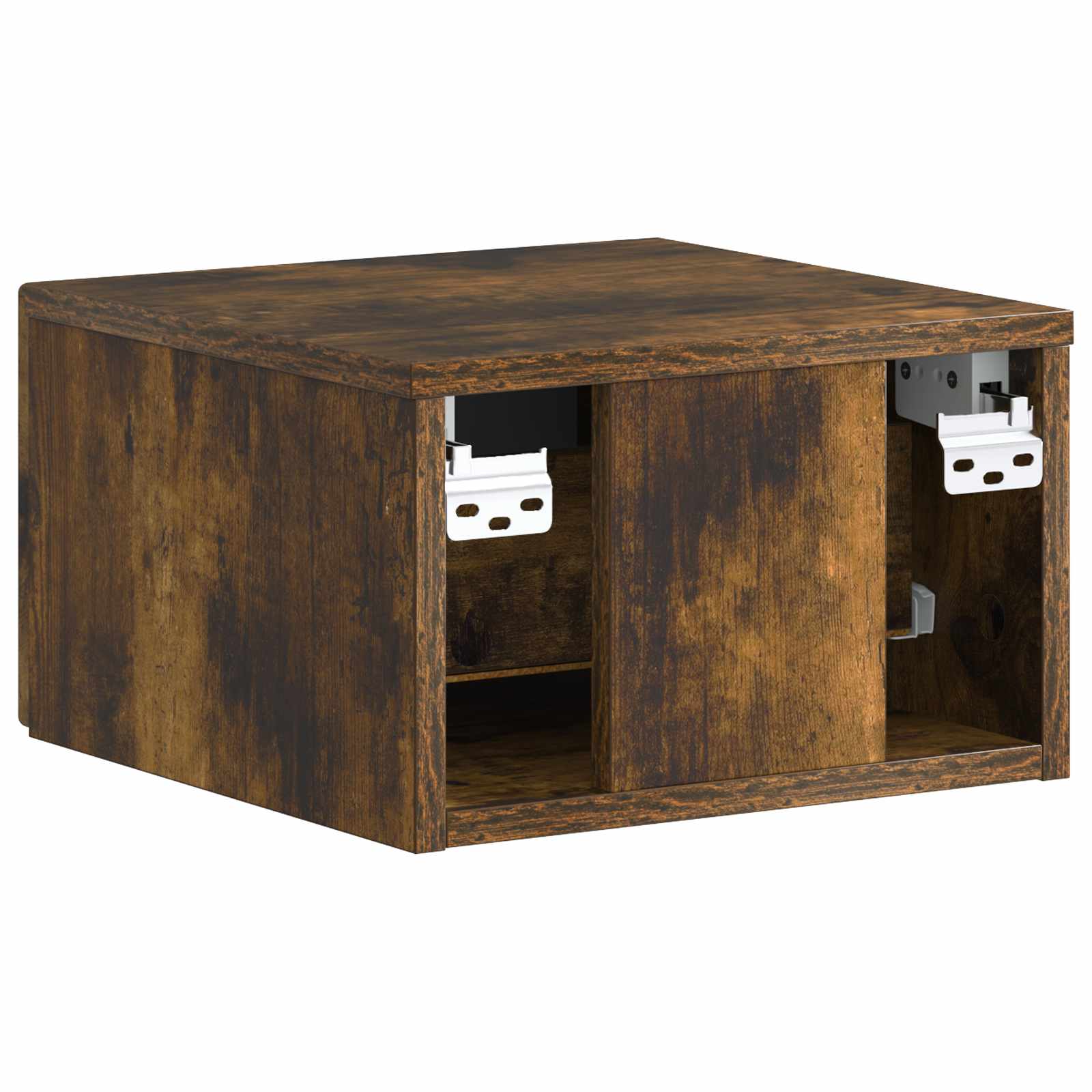 Cabinet de chevet mural 2 pcs Chêne fumé 34,5 x 33 x 20 cm - XIOS