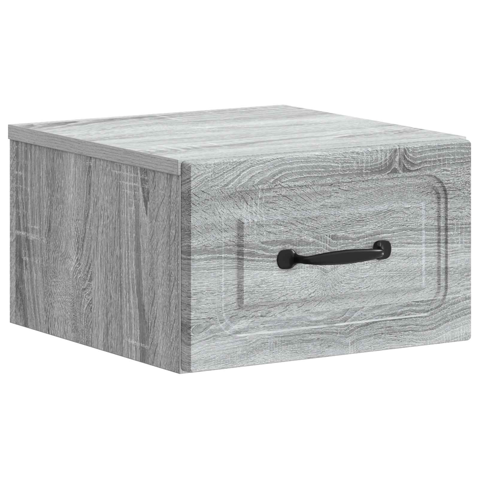 Cabinet de chevet mural 2 pcs Sonoma gris 34,5 x 33 x 20 cm - XIOS