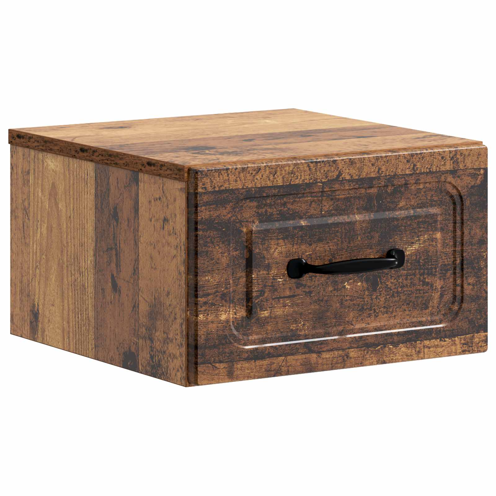 Cabinet de chevet mural 2 pc Bois ancien 34,5 x 33 x 20 cm - XIOS
