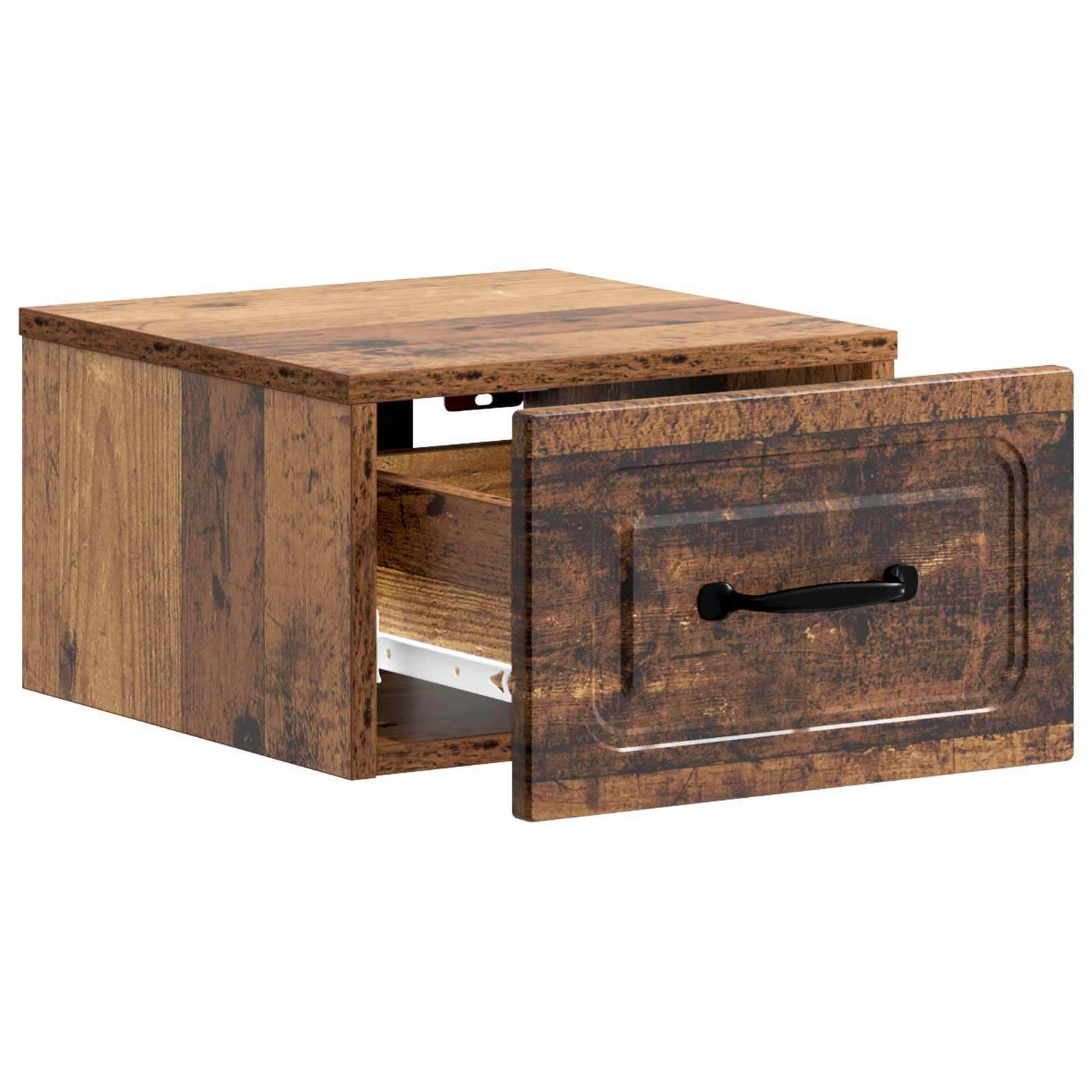 Cabinet de chevet mural 2 pc Bois ancien 34,5 x 33 x 20 cm - XIOS