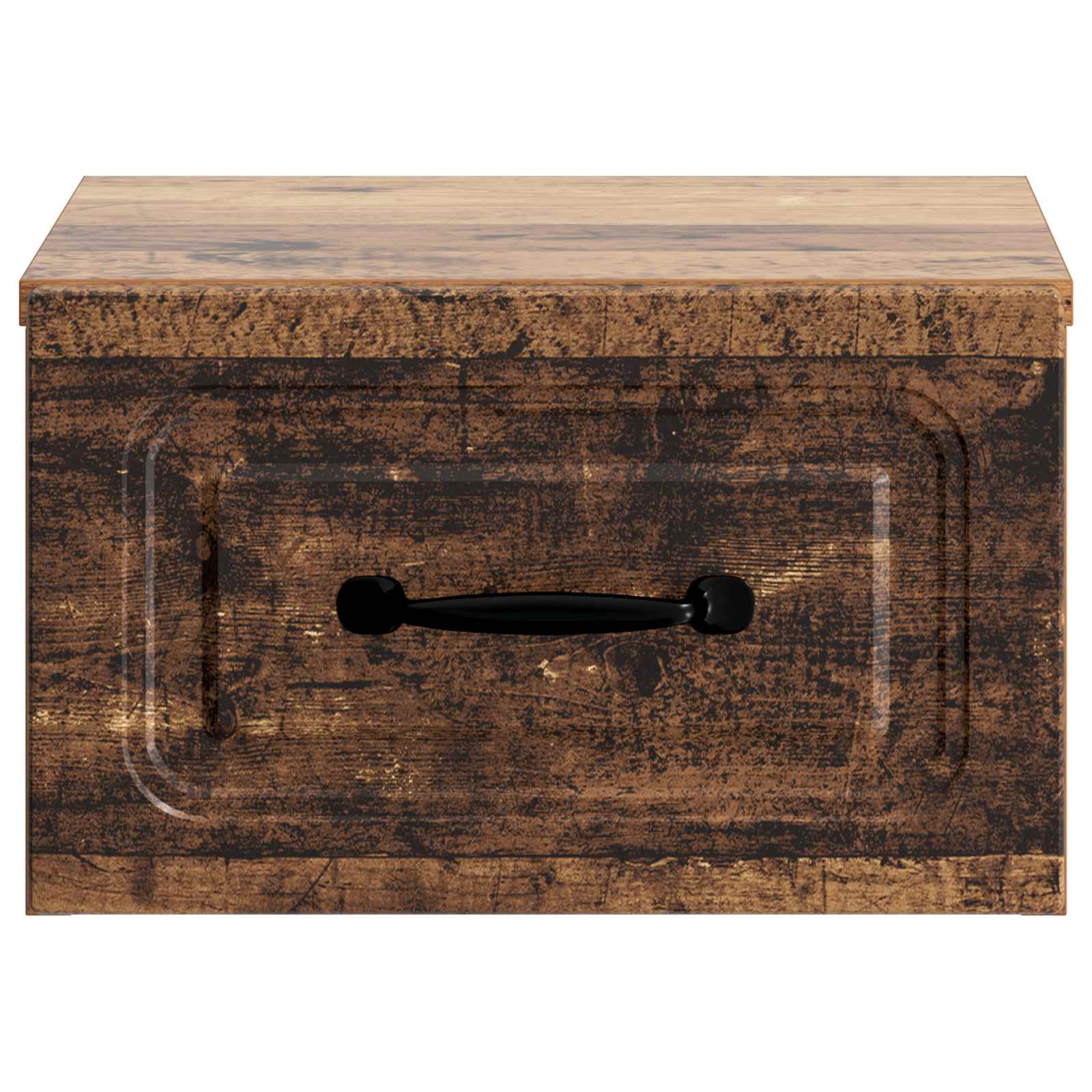 Cabinet de chevet mural 2 pc Bois ancien 34,5 x 33 x 20 cm - XIOS