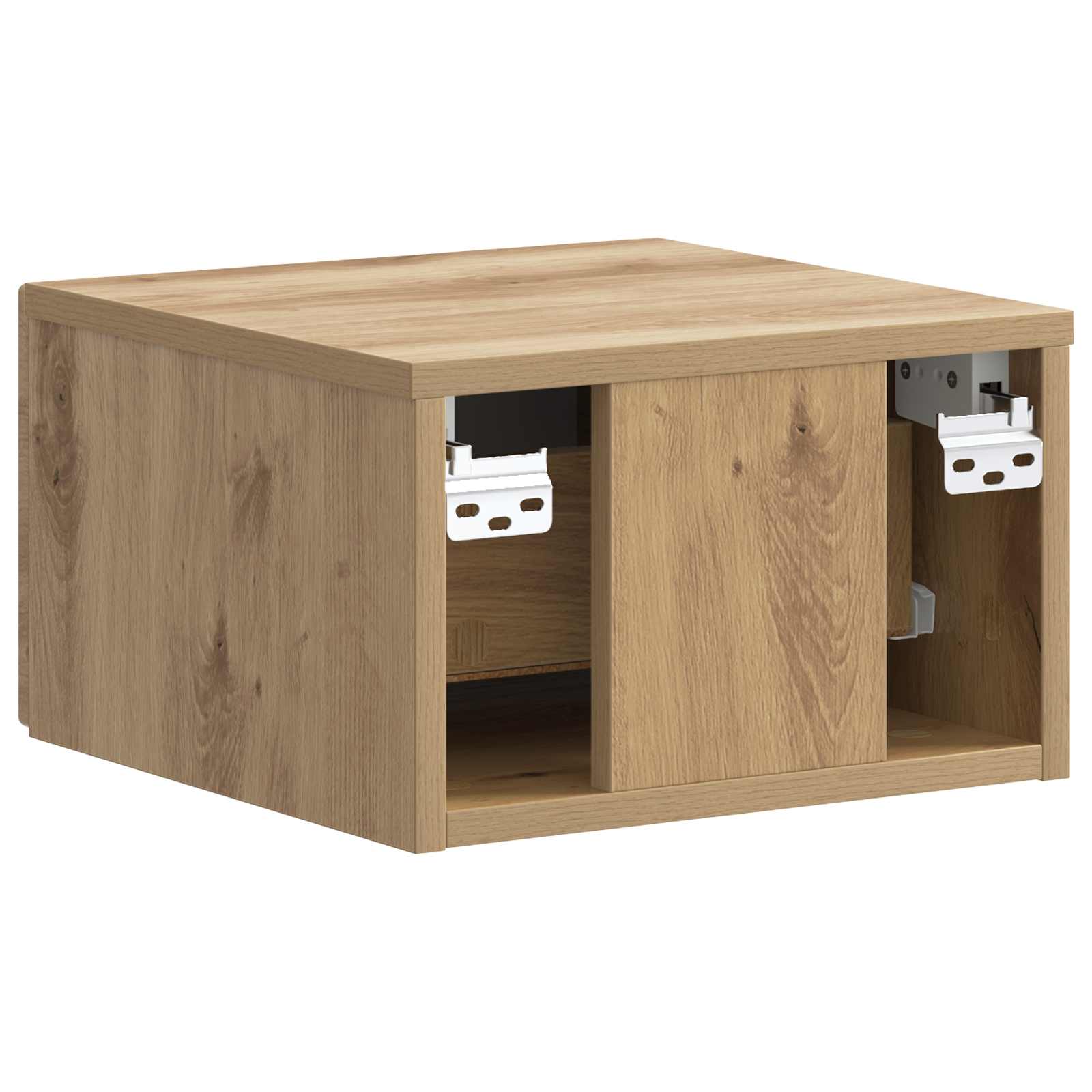 Cabinet de chevet mural 2 pc Chêne artisanal 34,5 x 33 x 20 cm - XIOS