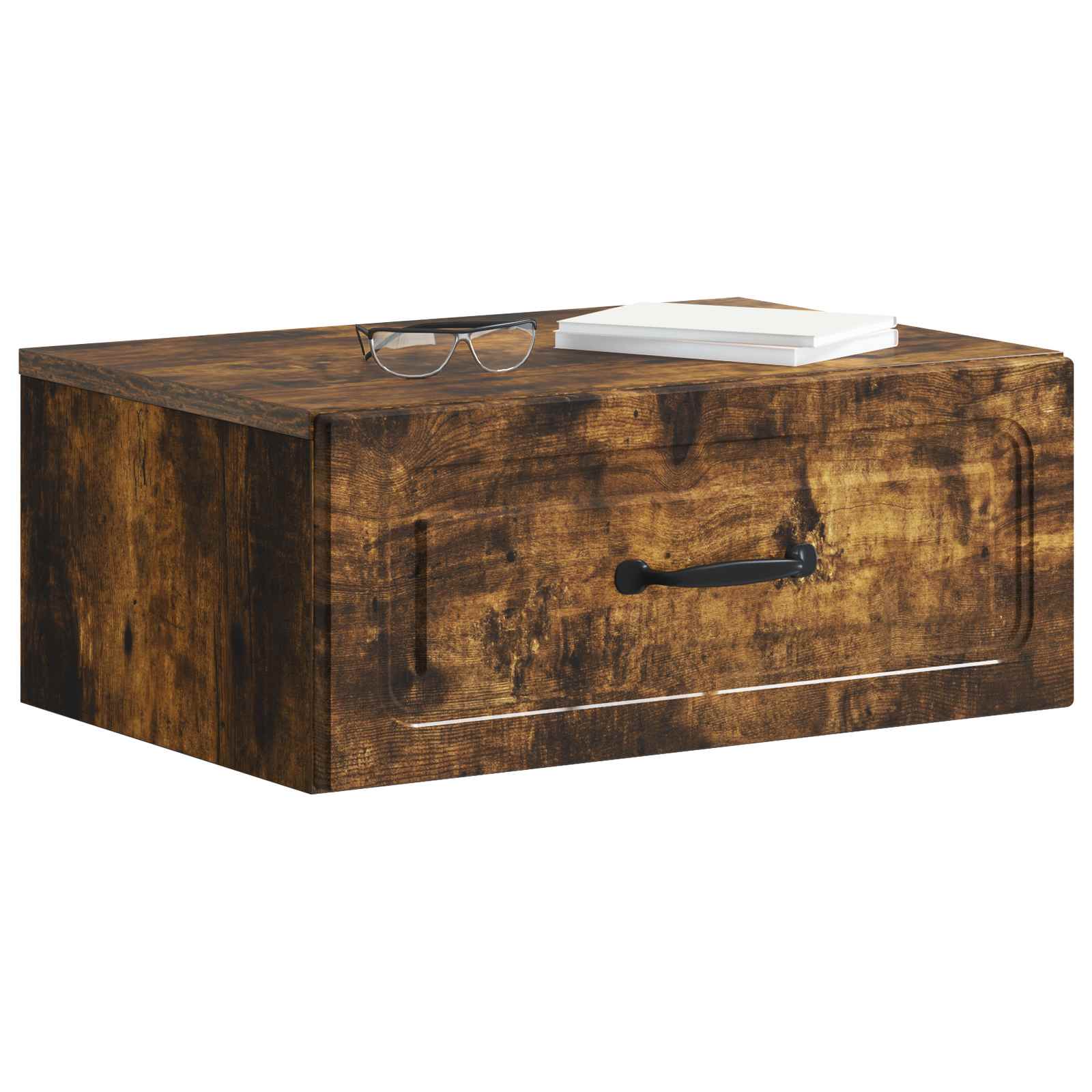 Cabinet de chevet mural 2 pcs Chêne fumé 49 x 34,5 x 20 cm - XIOS