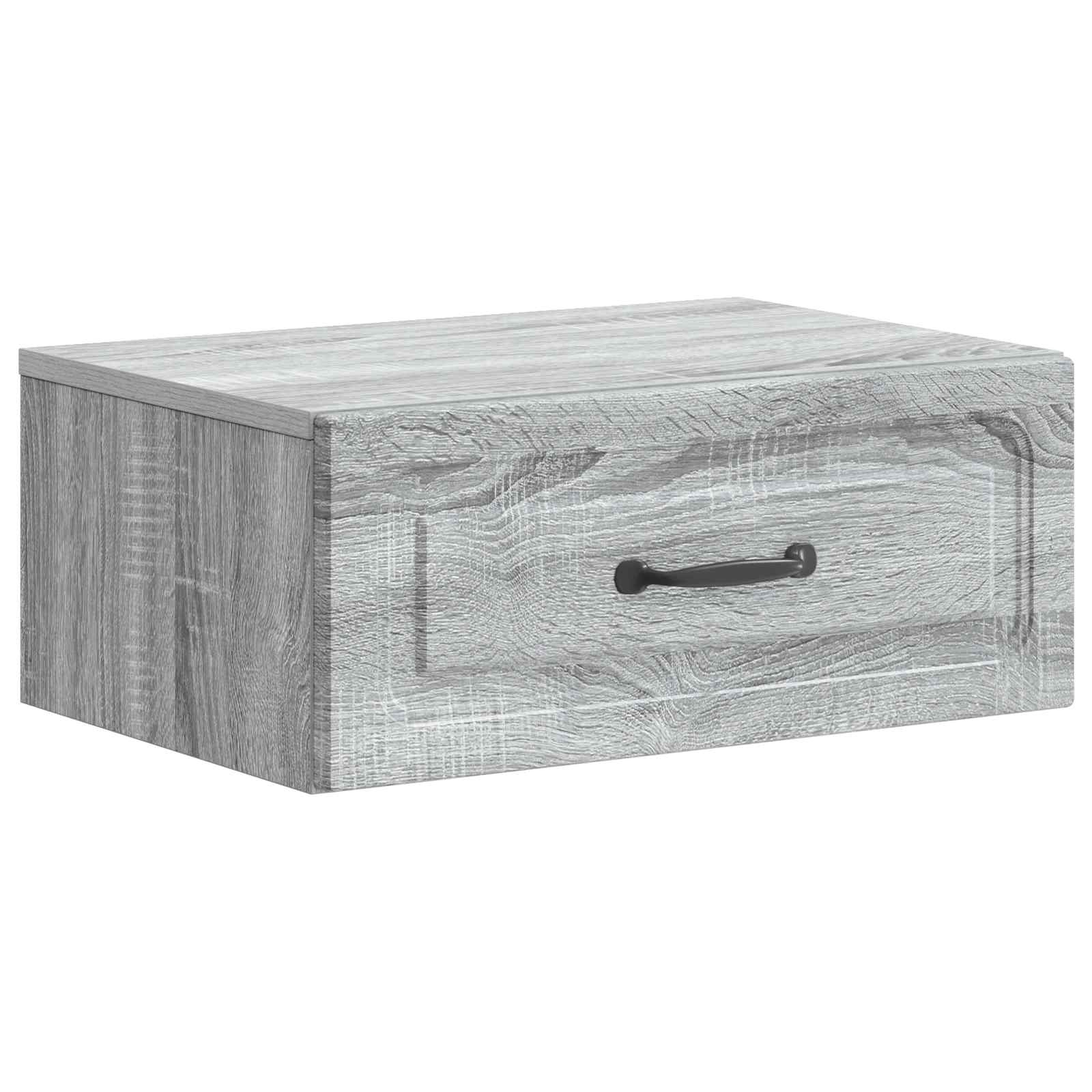 Cabinet de chevet mural 2 pcs Sonoma gris 49 x 34,5 x 20 cm - XIOS