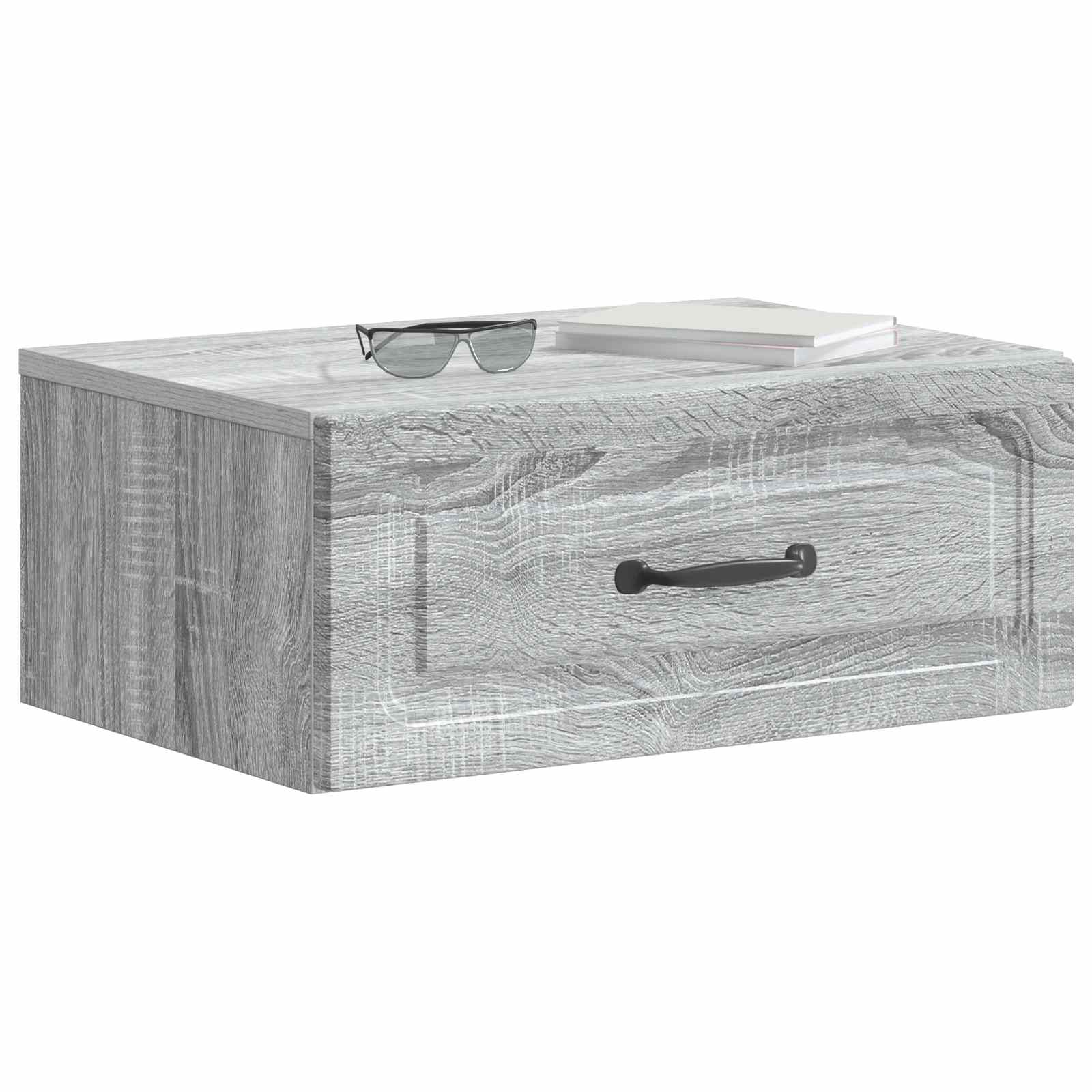 Cabinet de chevet mural 2 pcs Sonoma gris 49 x 34,5 x 20 cm - XIOS