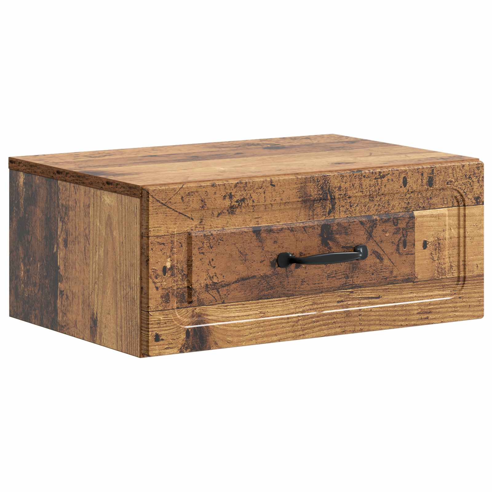 Cabinet de chevet mural Bois ancien 49 x 34,5 x 20 cm - XIOS