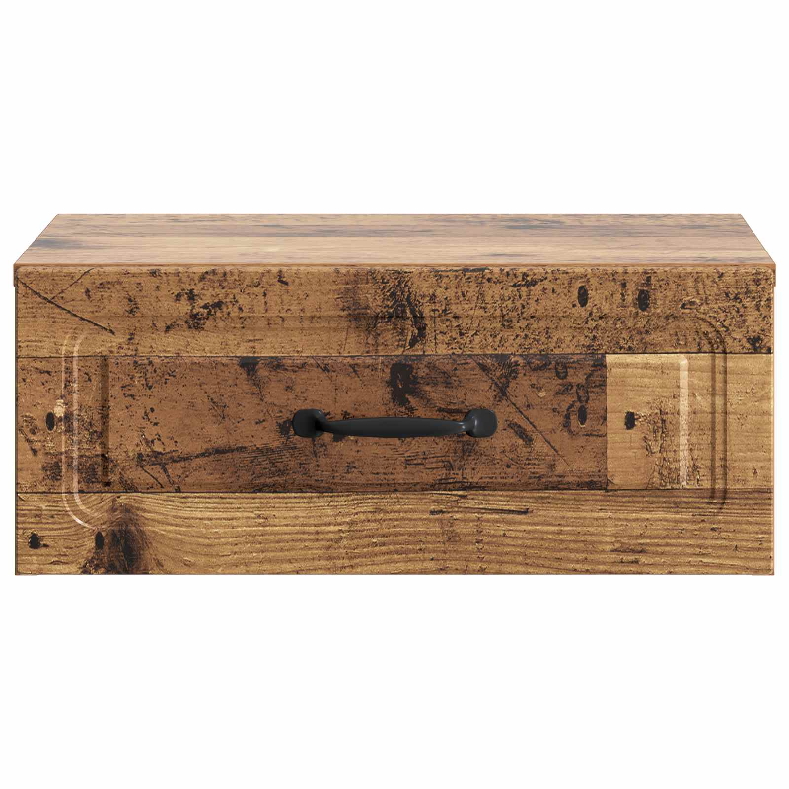 Cabinet de chevet mural Bois ancien 49 x 34,5 x 20 cm - XIOS