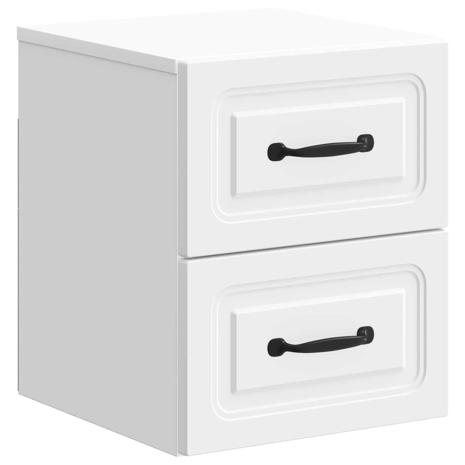 Cabinet de chevet mural 2 pcs Blanc 34,5 x 33 x 40 cm - XIOS