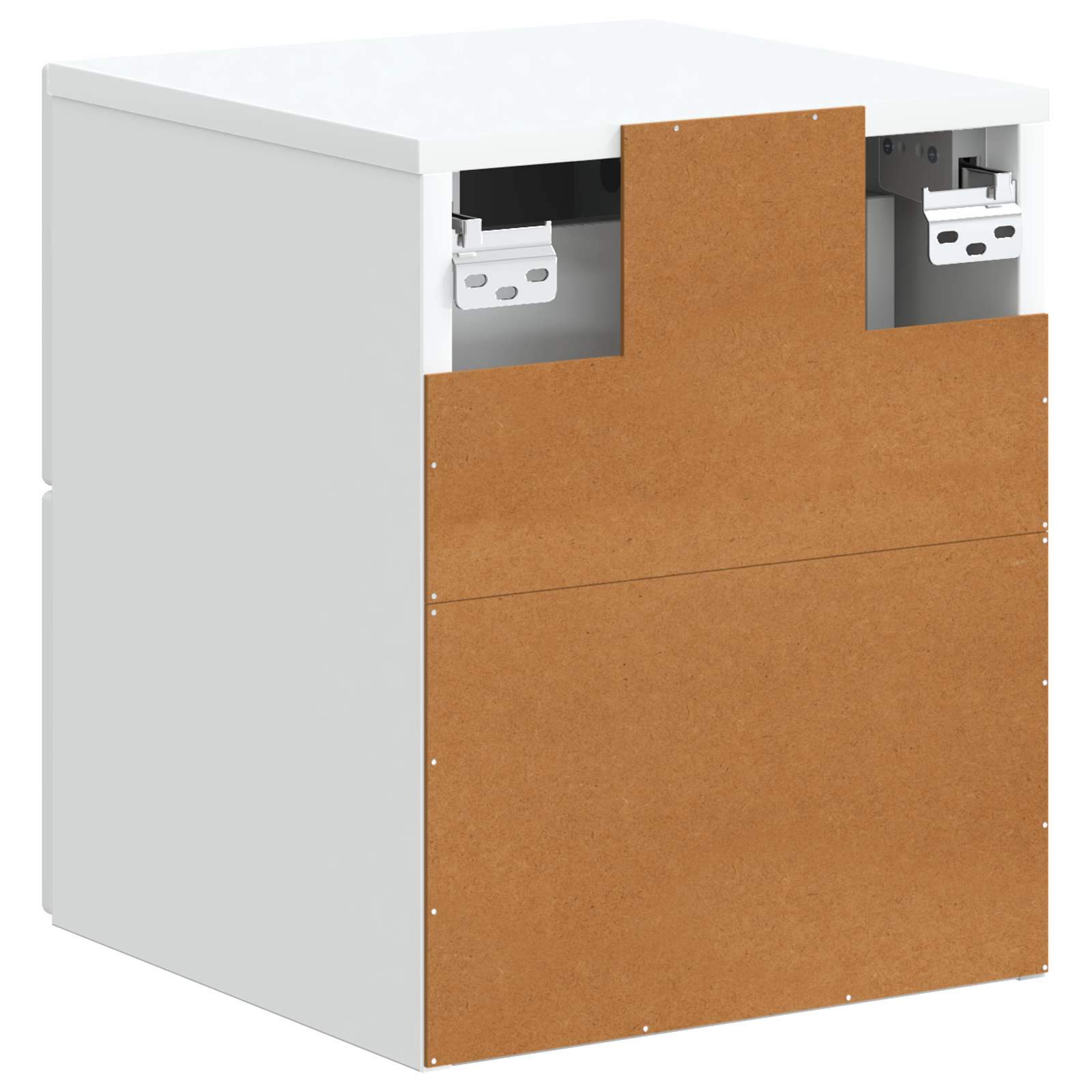 Cabinet de chevet mural 2 pcs Blanc 34,5 x 33 x 40 cm - XIOS