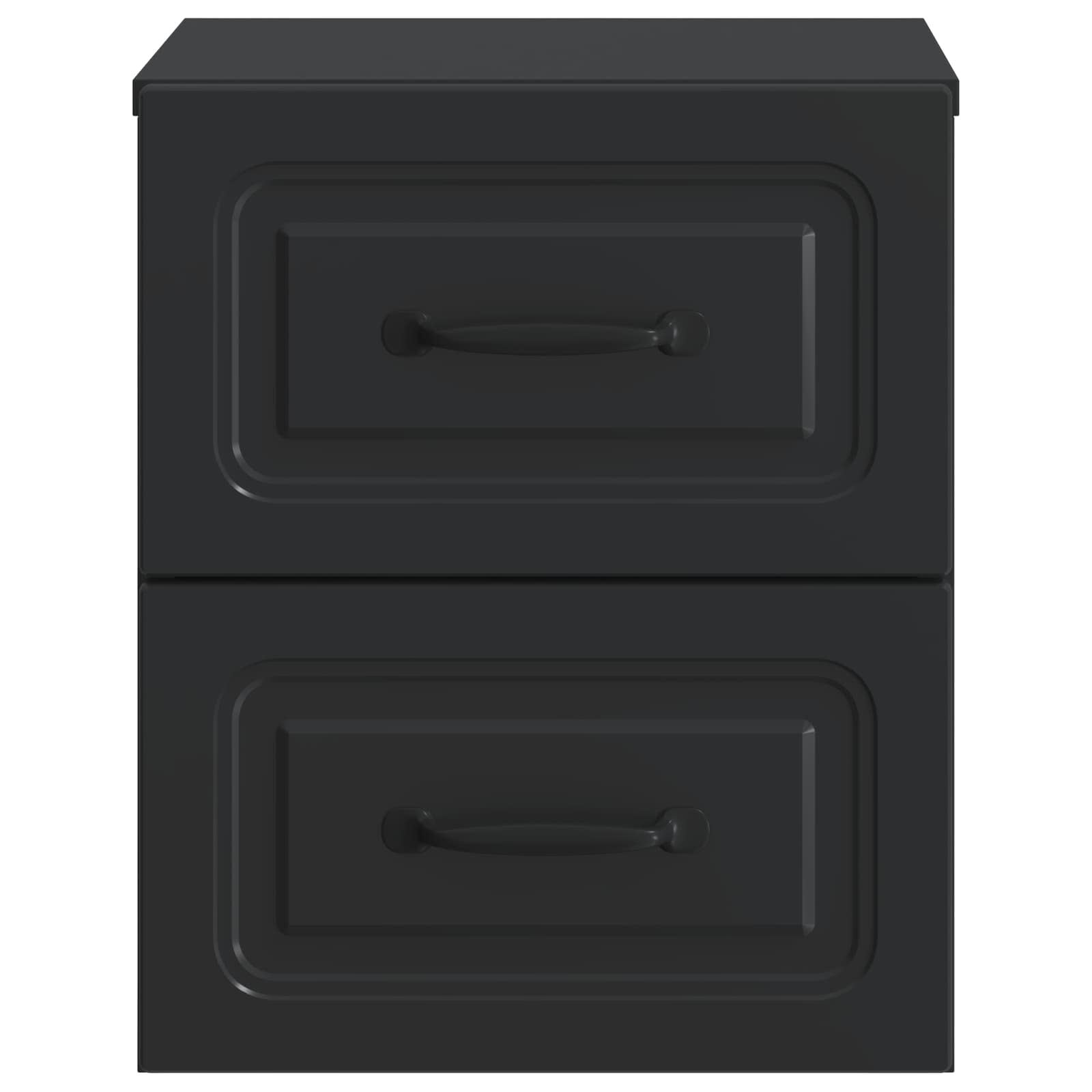Cabinet de chevet mural 2 pcs Noir 34,5 x 33 x 40 cm - XIOS