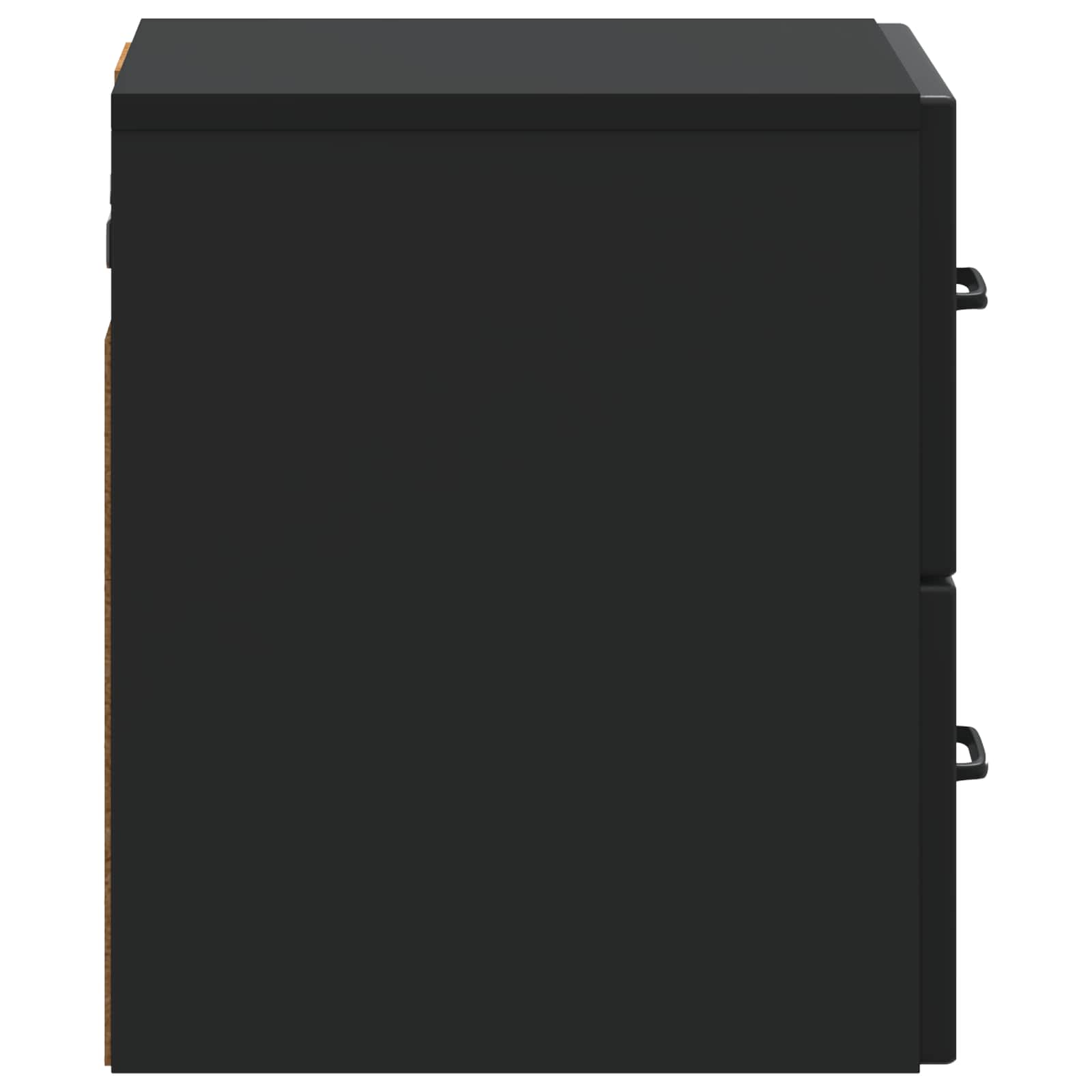Cabinet de chevet mural 2 pcs Noir 34,5 x 33 x 40 cm - XIOS