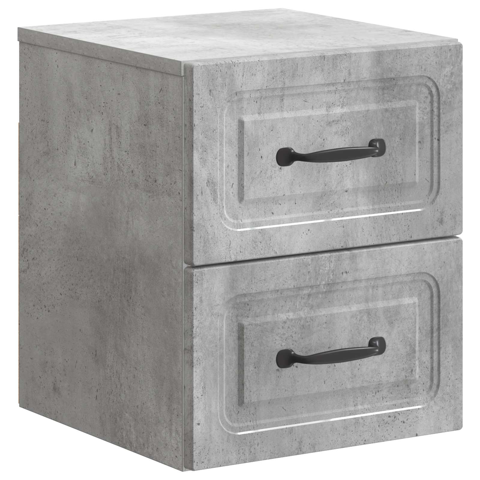 Cabinet de chevet mural 2 pcs Gris béton 34,5 x 33 x 40 cm - XIOS