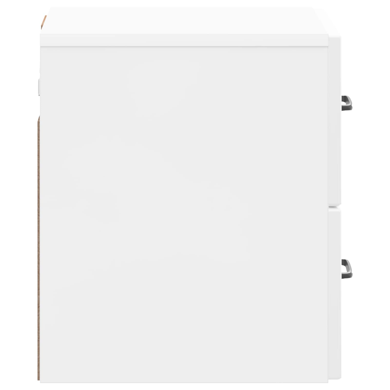 Cabinet de chevet mural 2 pcs Blanc brillant 34,5 x 33 x 40 cm - XIOS