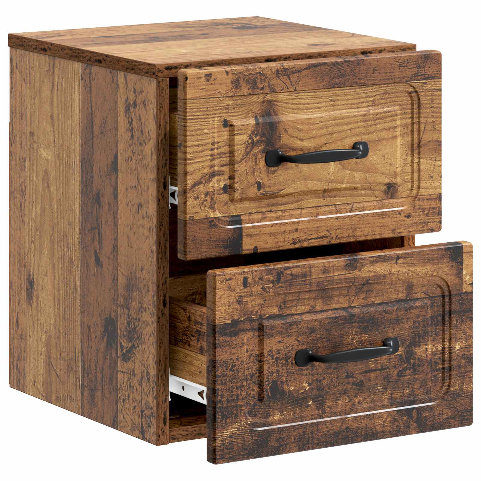 Cabinet de chevet mural 2 pcs Bois ancien 34,5 x 33 x 40 cm - XIOS