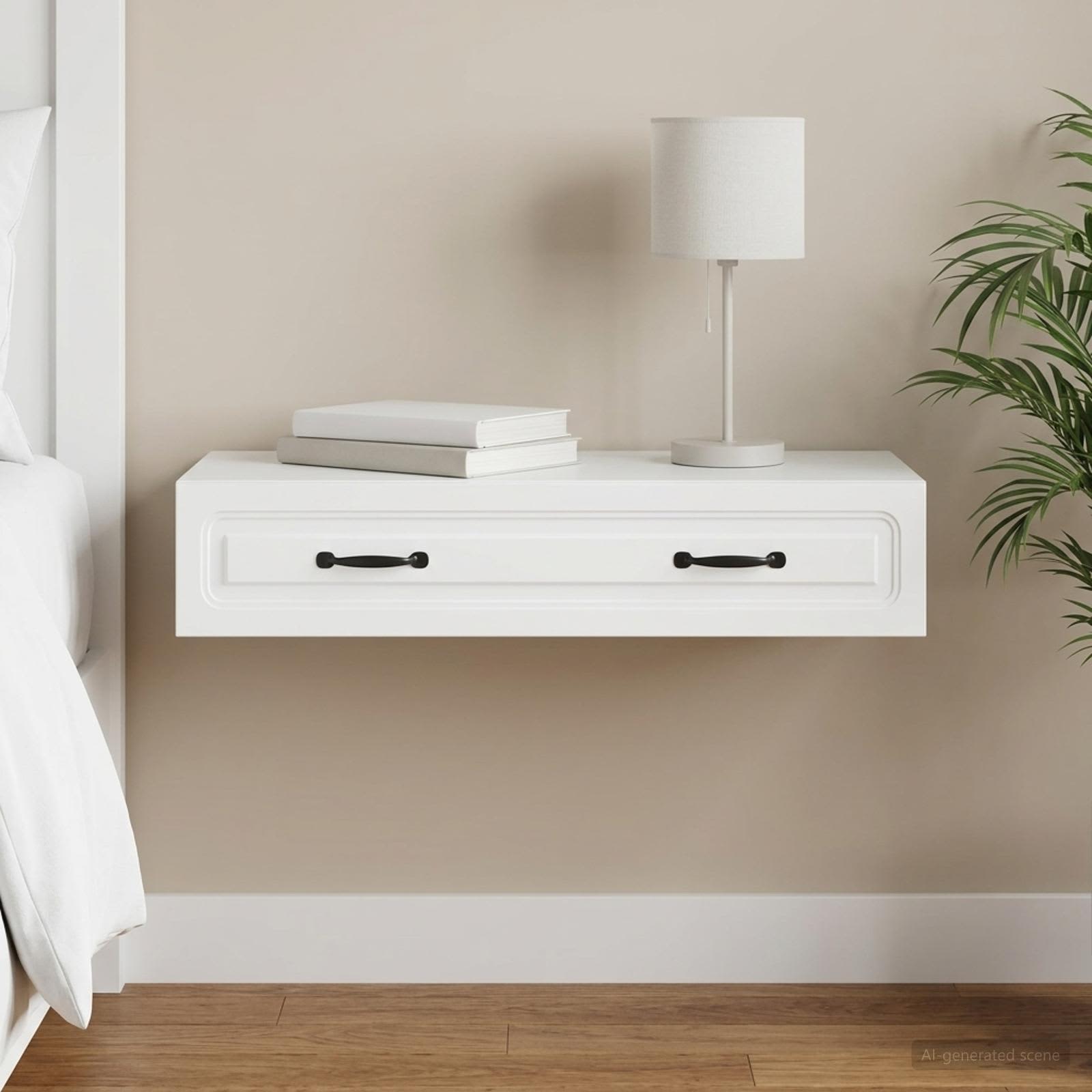 Table d'appoint murale Blanc 87,5 x 34,5 x 17 cm - XIOS