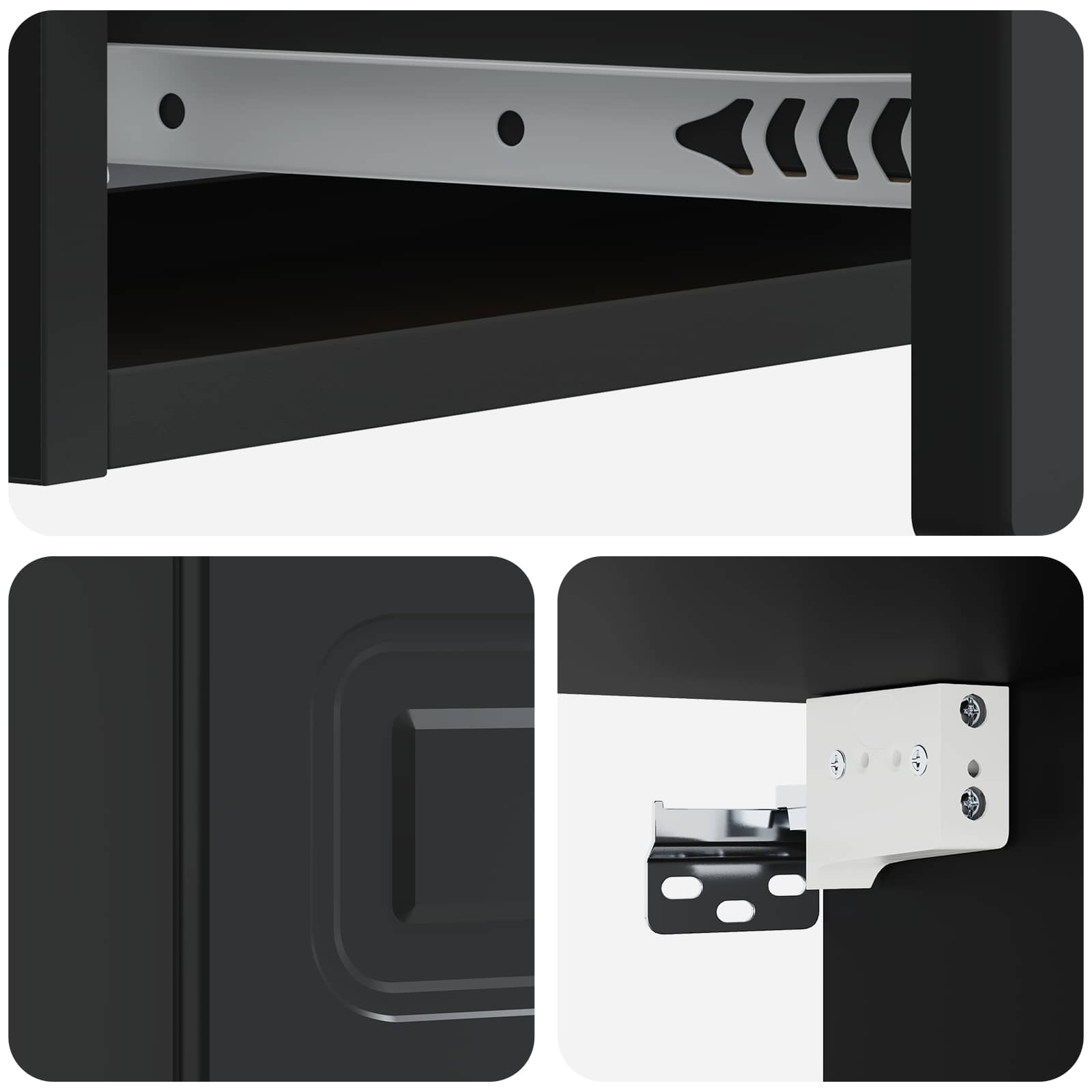 Table d'appoint murale Noir 87,5 x 34,5 x 17 cm - XIOS