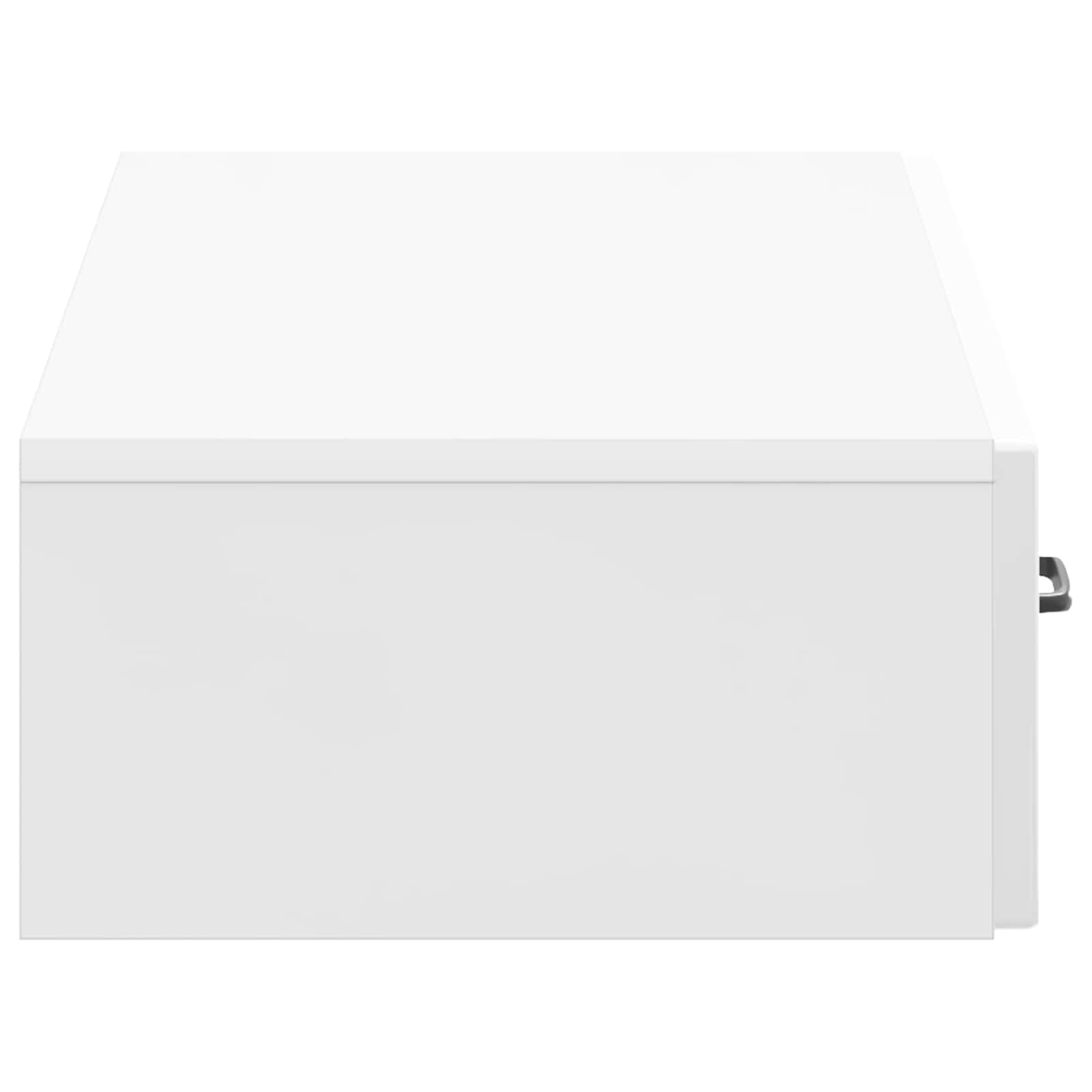 Table d'appoint murale Blanc brillant 87,5 x 34,5 x 17 cm - XIOS