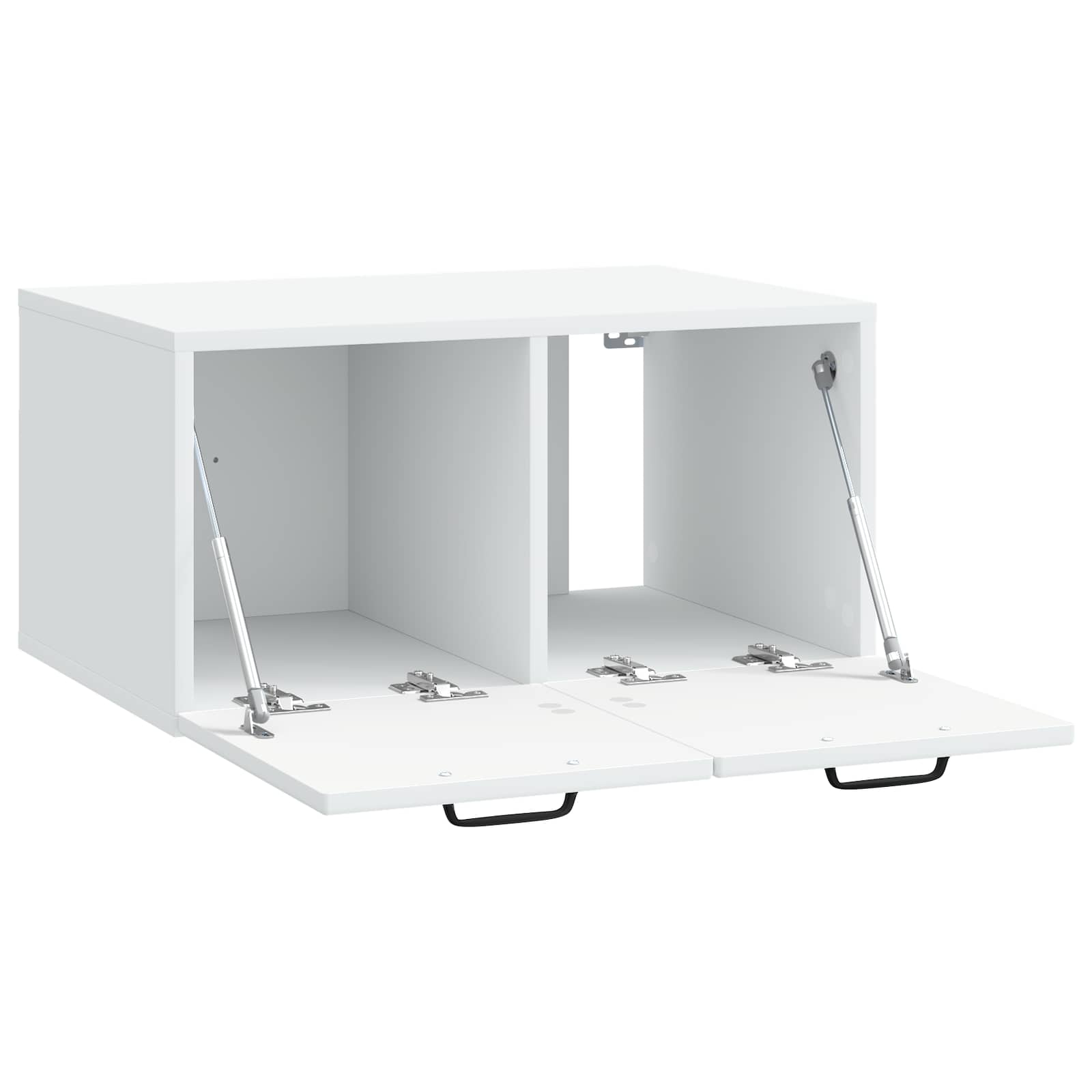 Meuble TV mural Blanc 59,5 x 41 x 30 cm Bois d'ingénierie - XIOS
