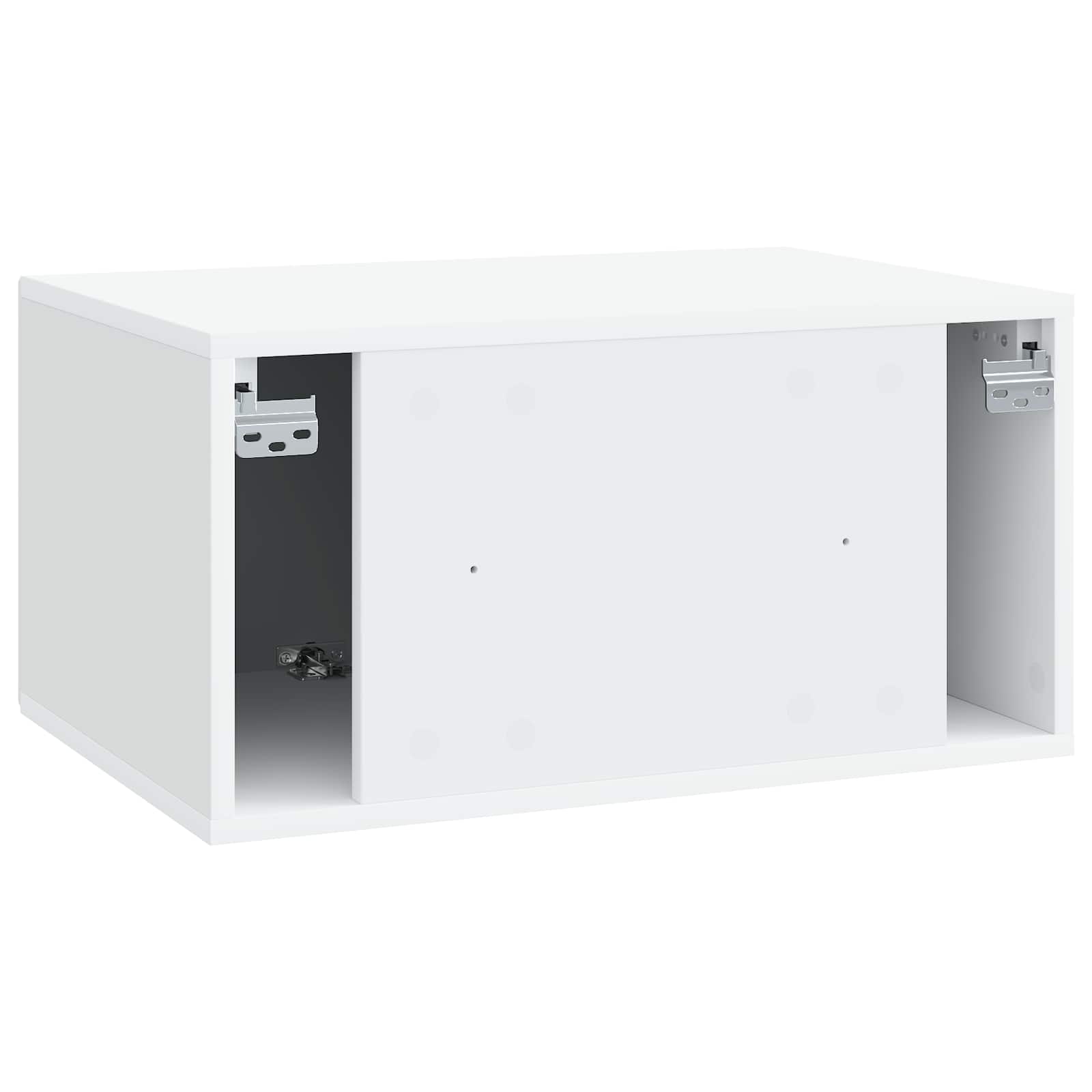 Meuble TV mural Blanc 59,5 x 41 x 30 cm Bois d'ingénierie - XIOS