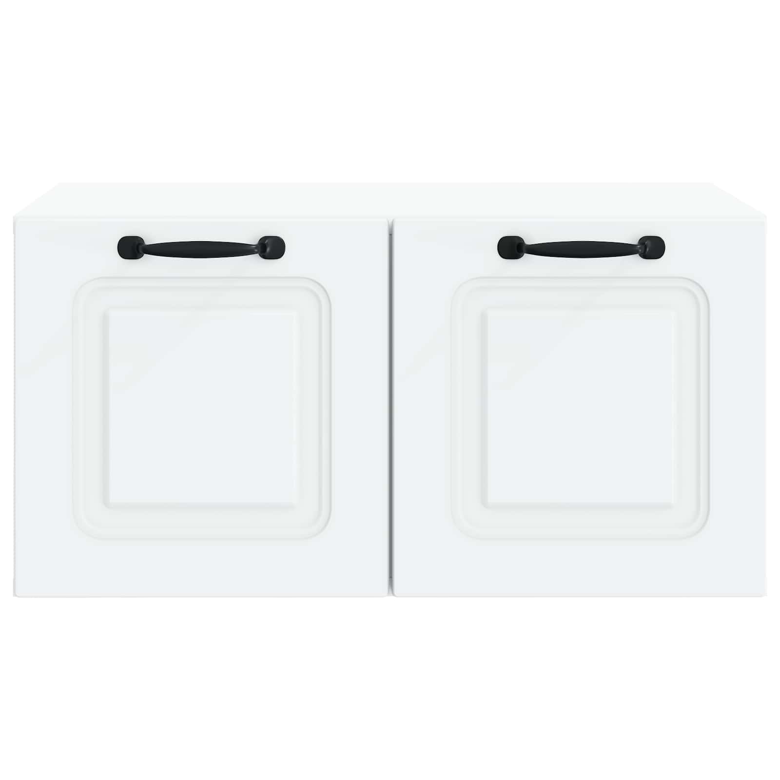 Meuble TV mural Blanc 59,5 x 41 x 30 cm Bois d'ingénierie - XIOS