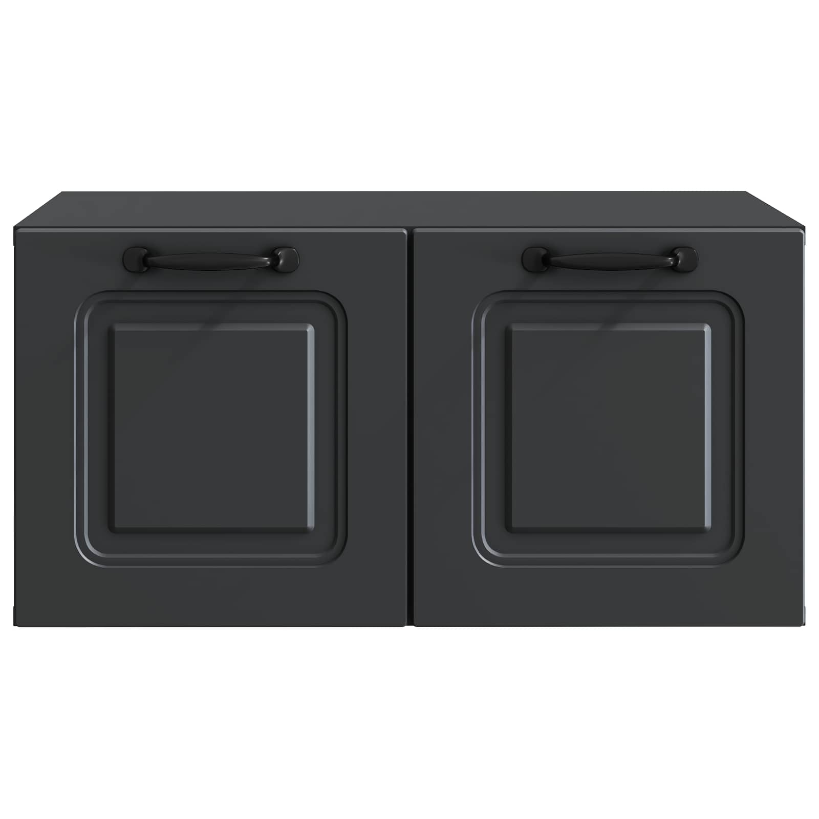 Meuble TV mural Noir 59,5 x 41 x 30 cm Bois d'ingénierie - XIOS