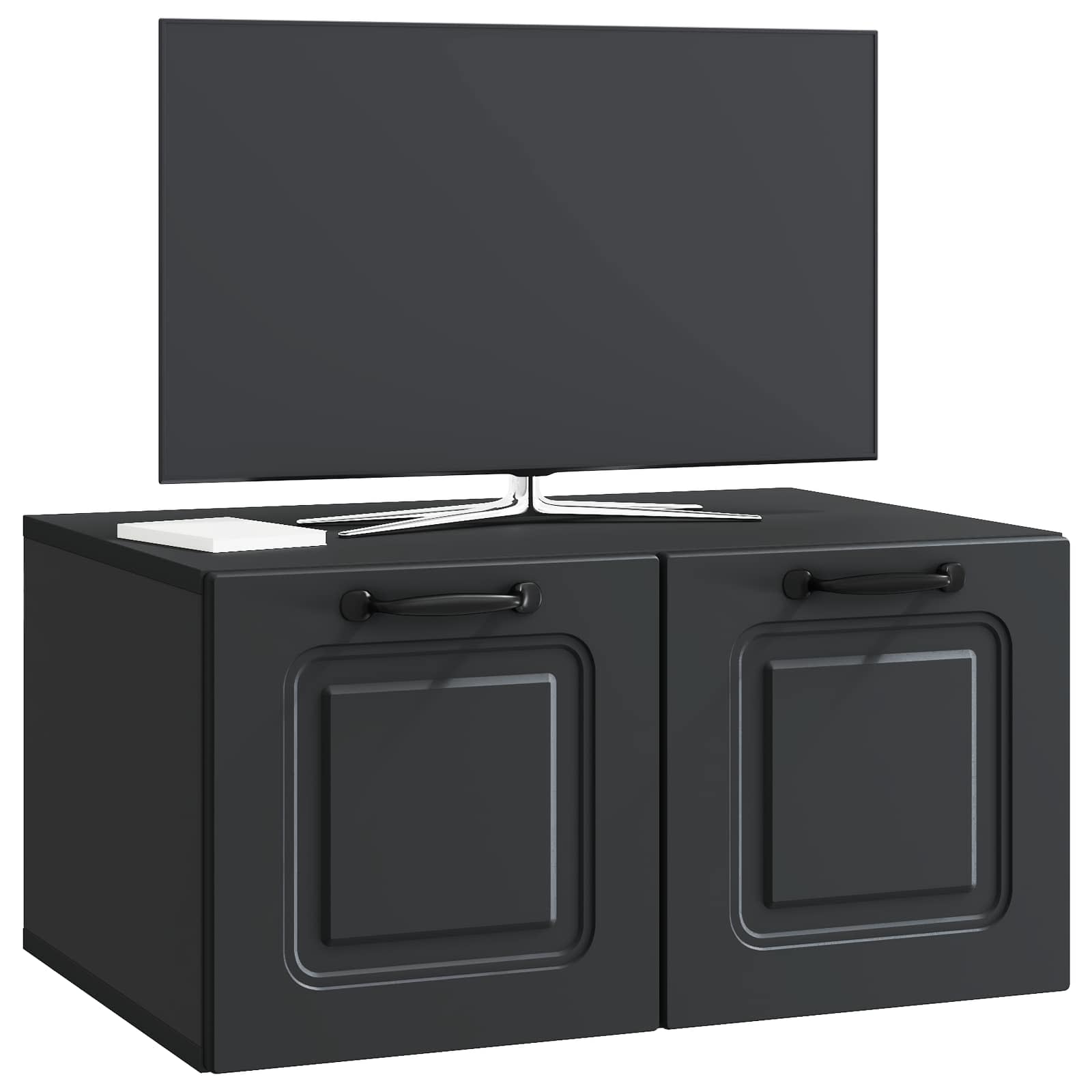 Meuble TV mural Noir 59,5 x 41 x 30 cm Bois d'ingénierie - XIOS