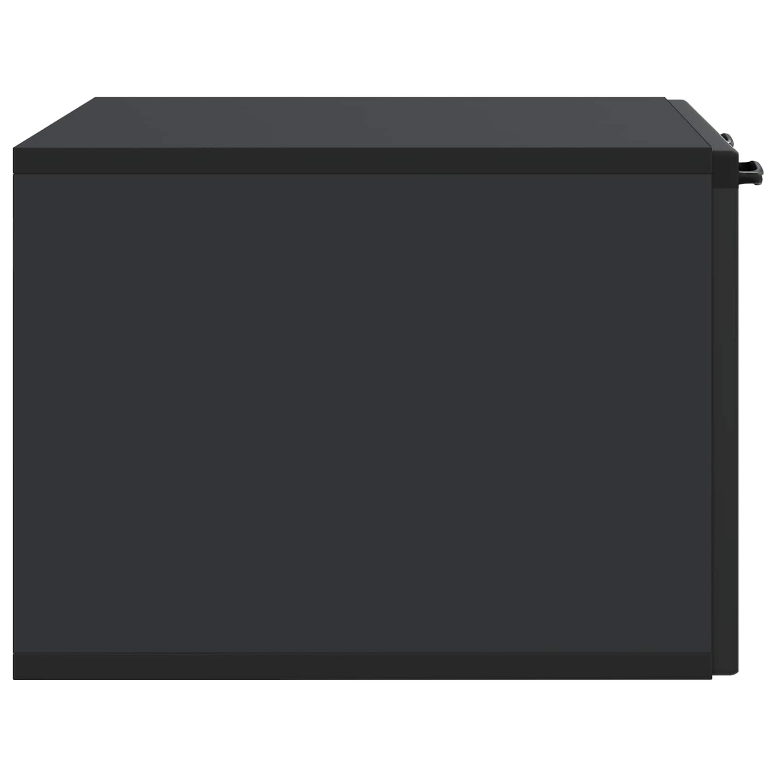 Meuble TV mural Noir 59,5 x 41 x 30 cm Bois d'ingénierie - XIOS