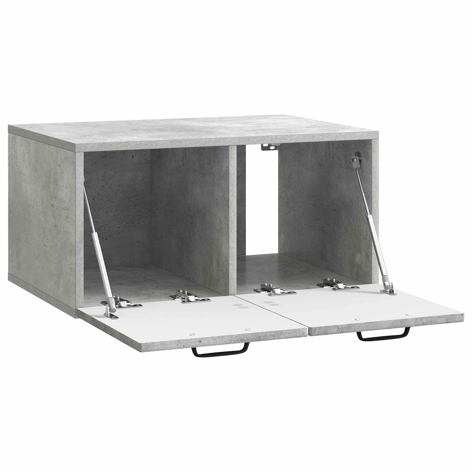 Meuble TV mural Gris béton 59,5 x 41 x 30 cm Bois d'ingénierie - XIOS