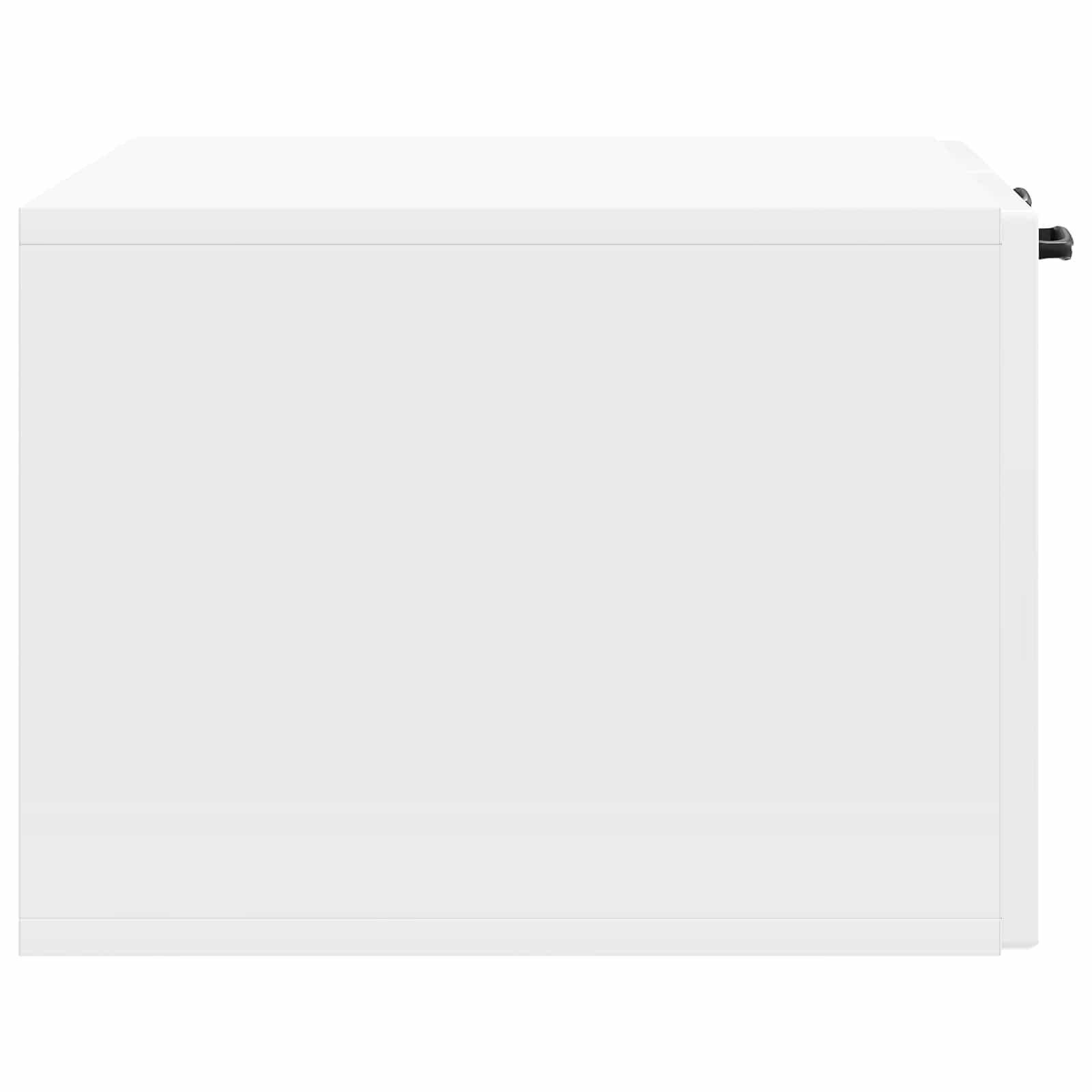 Meuble TV mural Montage mural Blanc brillant 59,5 x 41 x 30 cm - XIOS