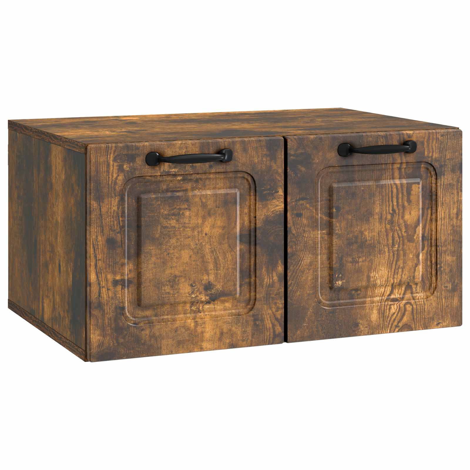 Meuble TV mural Chêne fumé 59,5 x 41 x 30 cm Bois d'ingénierie - XIOS