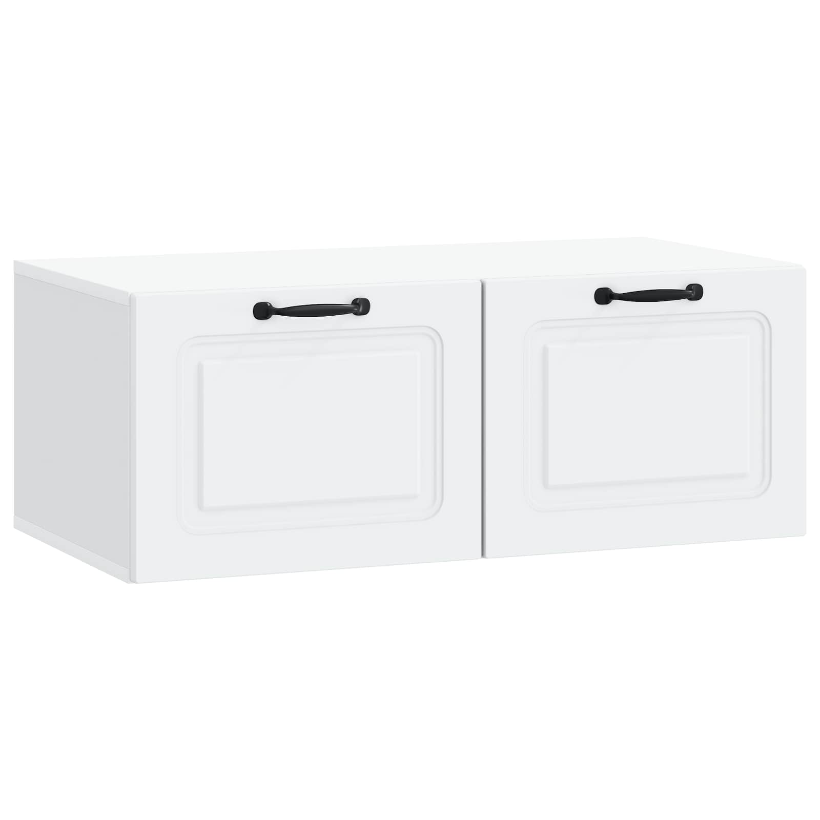 Meuble TV mural Blanc 78,5 x 41 x 30 cm Bois d'ingénierie - XIOS