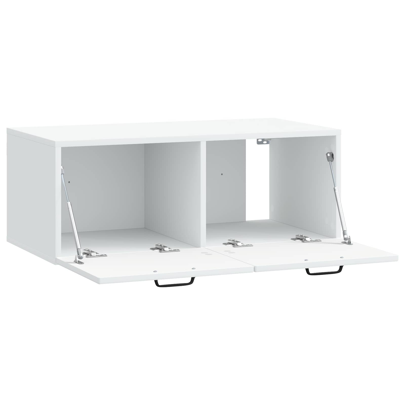 Meuble TV mural Blanc 78,5 x 41 x 30 cm Bois d'ingénierie - XIOS