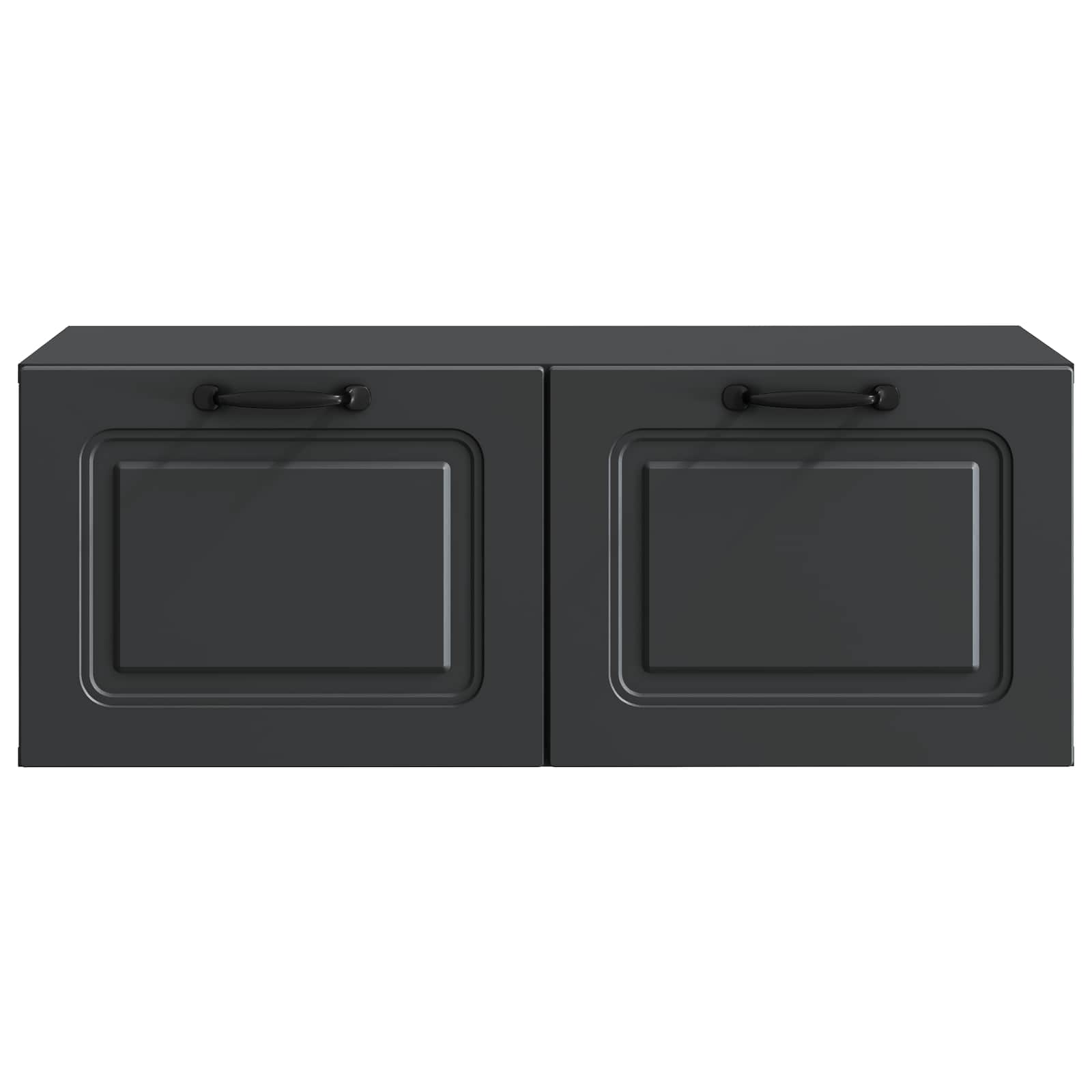 Meuble TV mural Noir 78,5 x 41 x 30 cm Bois d'ingénierie - XIOS