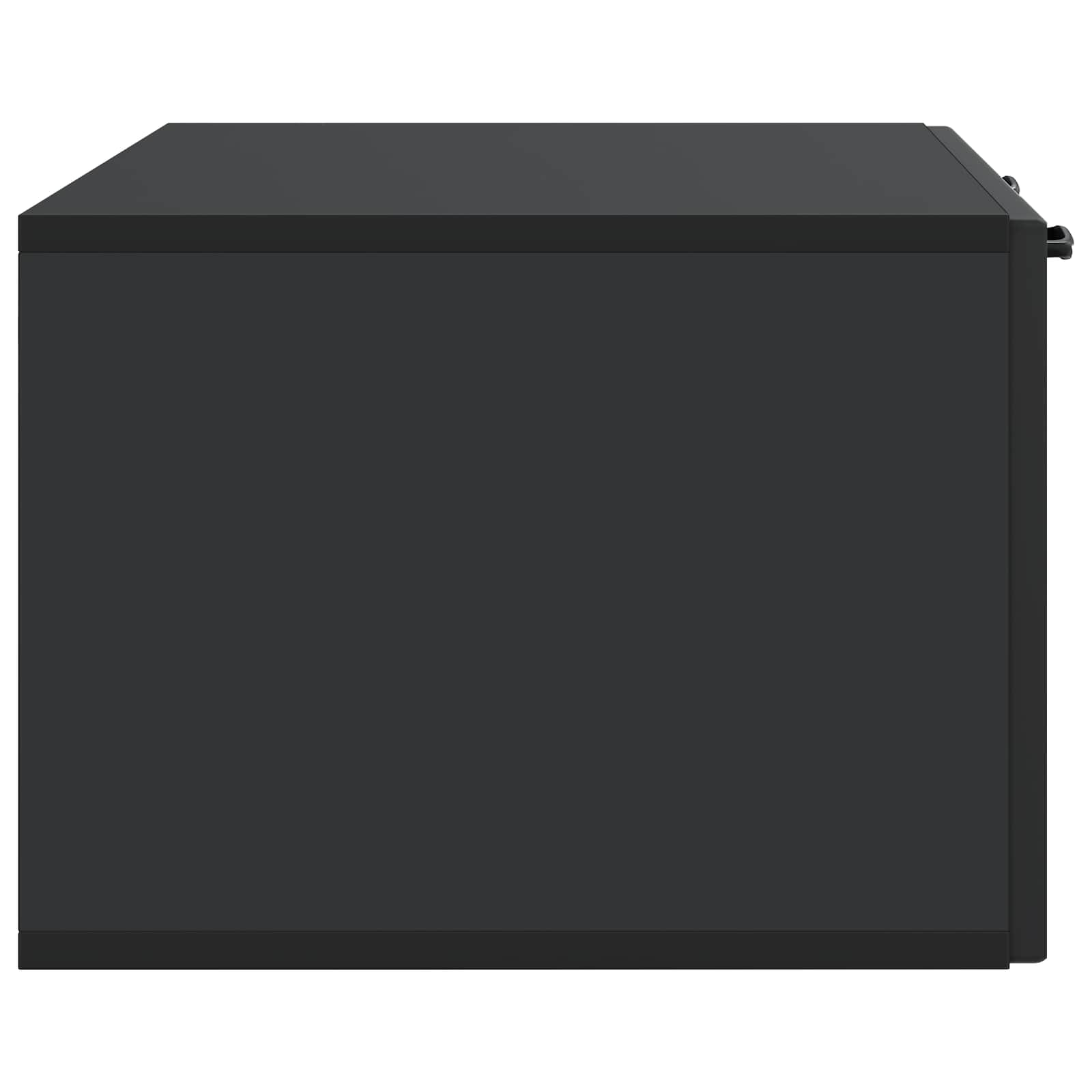 Meuble TV mural Noir 78,5 x 41 x 30 cm Bois d'ingénierie - XIOS