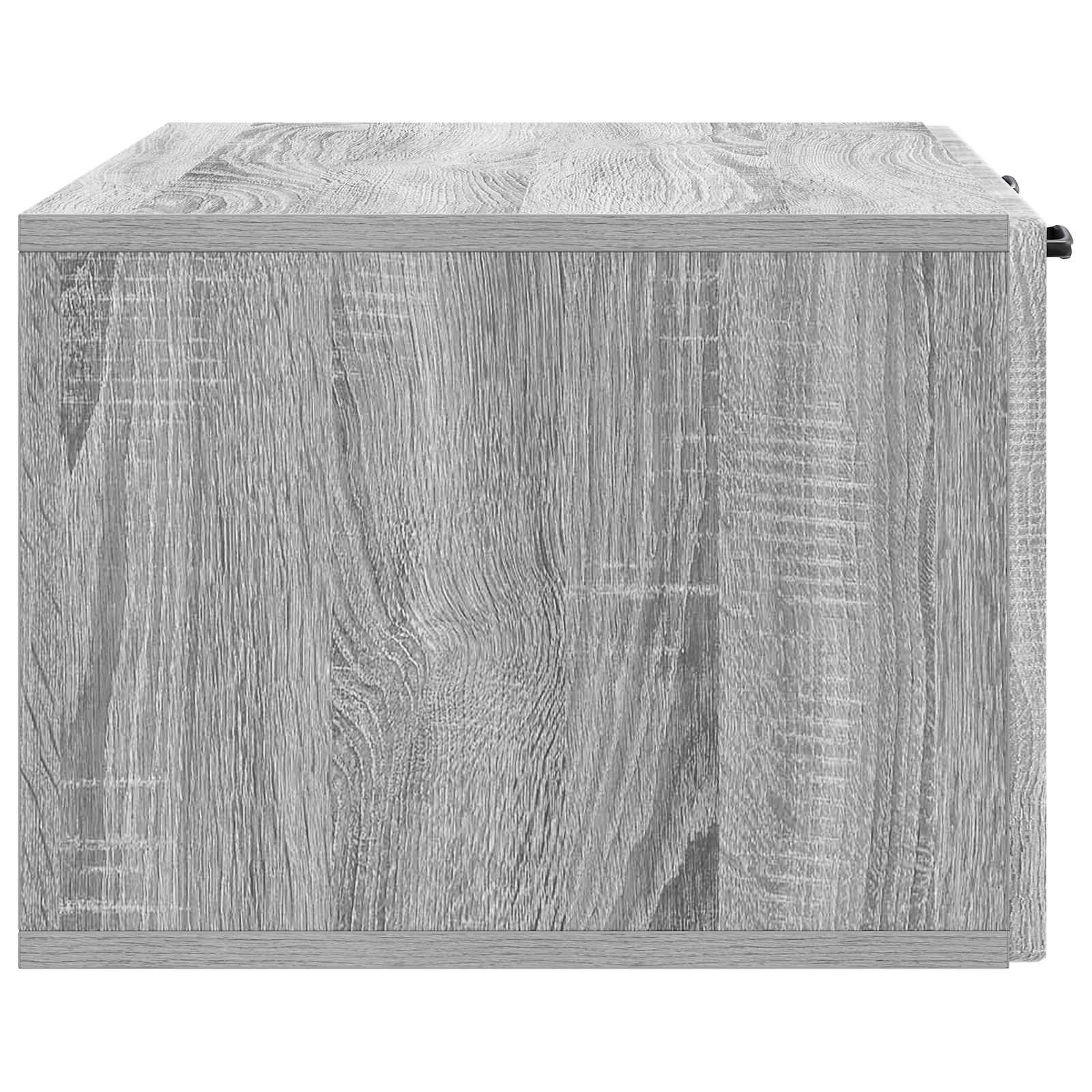 Meuble TV mural Sonoma gris 78,5 x 41 x 30 cm Bois d'ingénierie - XIOS