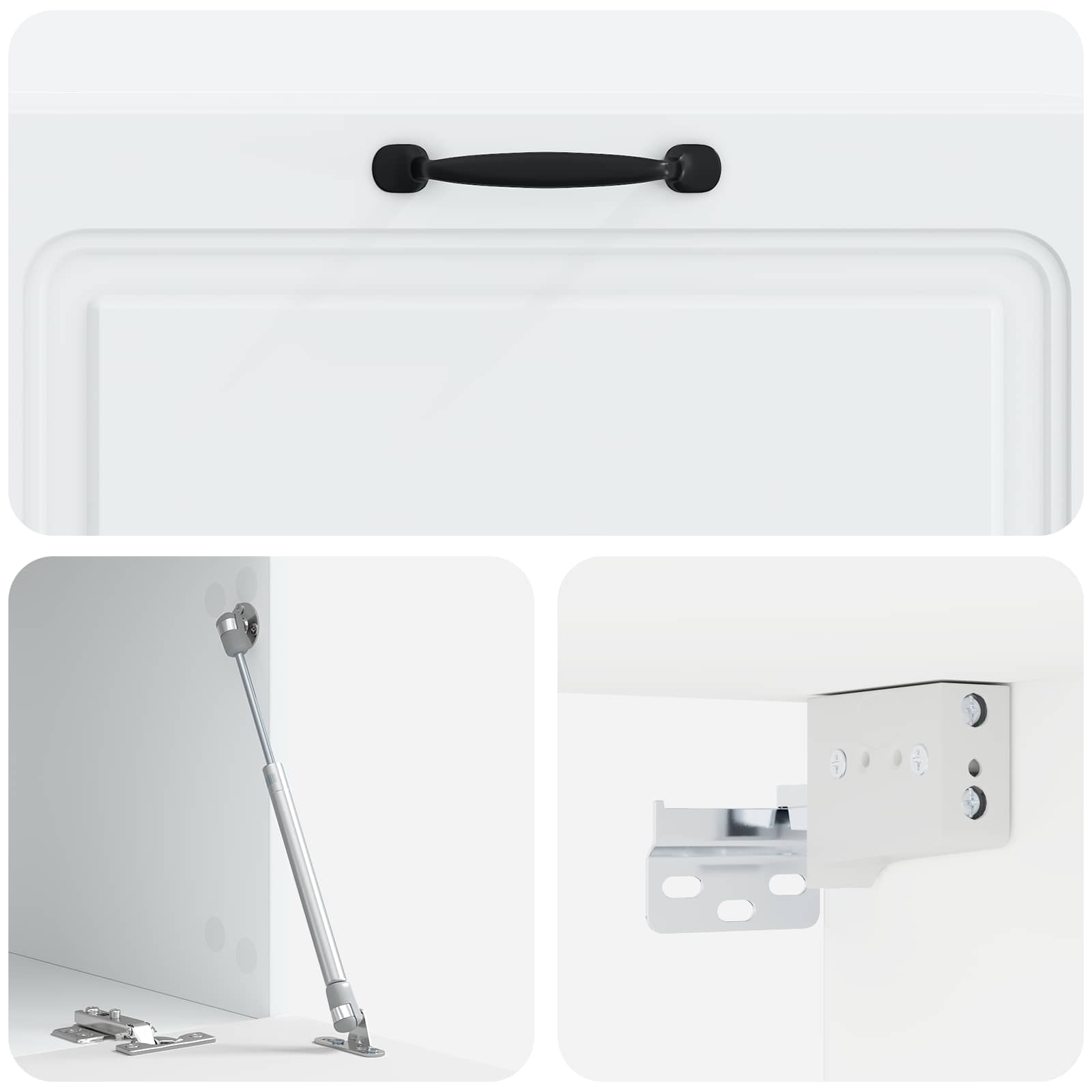 Meuble TV mural Blanc 98 x 41 x 30 cm Bois d'ingénierie - XIOS