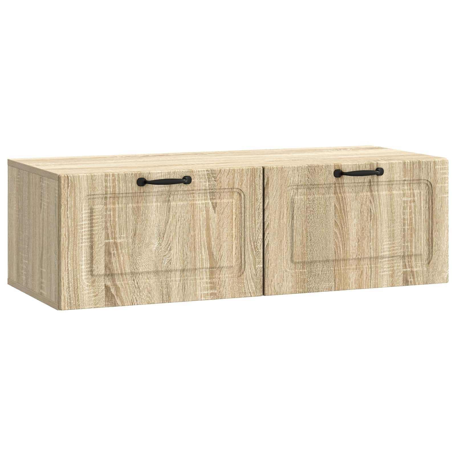 Meuble TV mural Chêne Sonoma 98 x 41 x 30 cm Bois d'ingénierie - XIOS