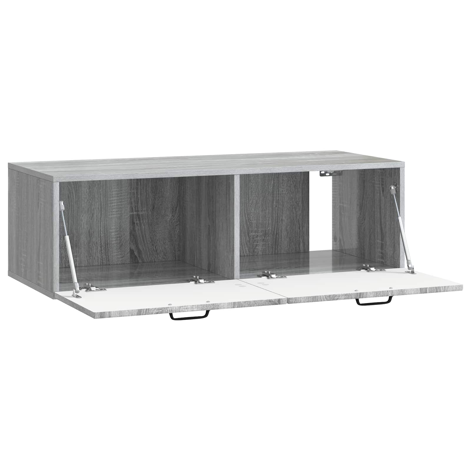 Meuble TV mural Sonoma gris 98 x 41 x 30 cm Bois d'ingénierie - XIOS