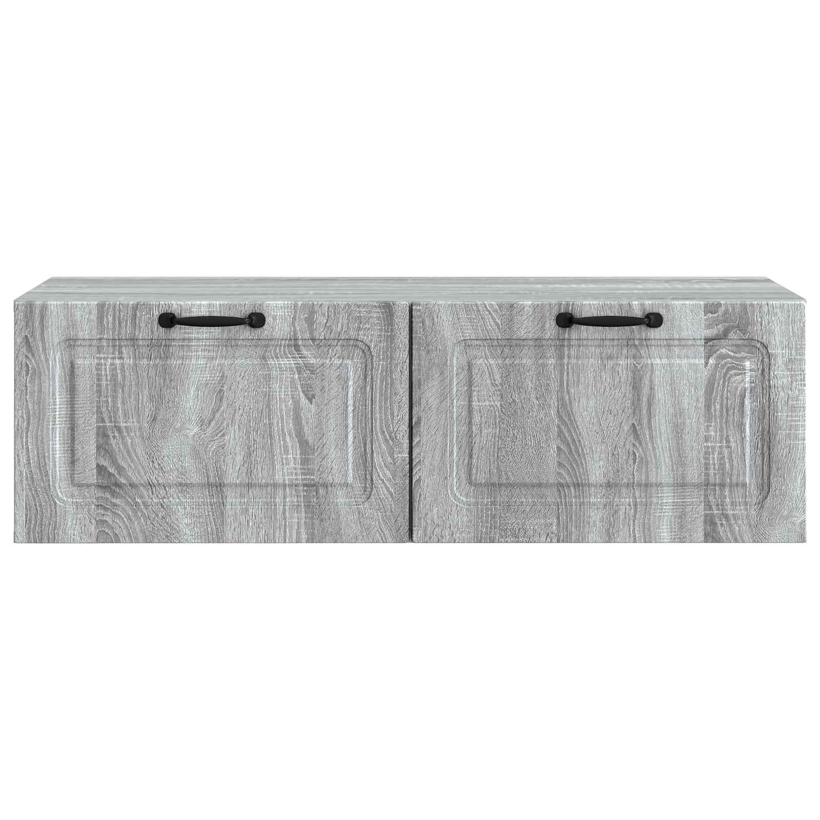 Meuble TV mural Sonoma gris 98 x 41 x 30 cm Bois d'ingénierie - XIOS
